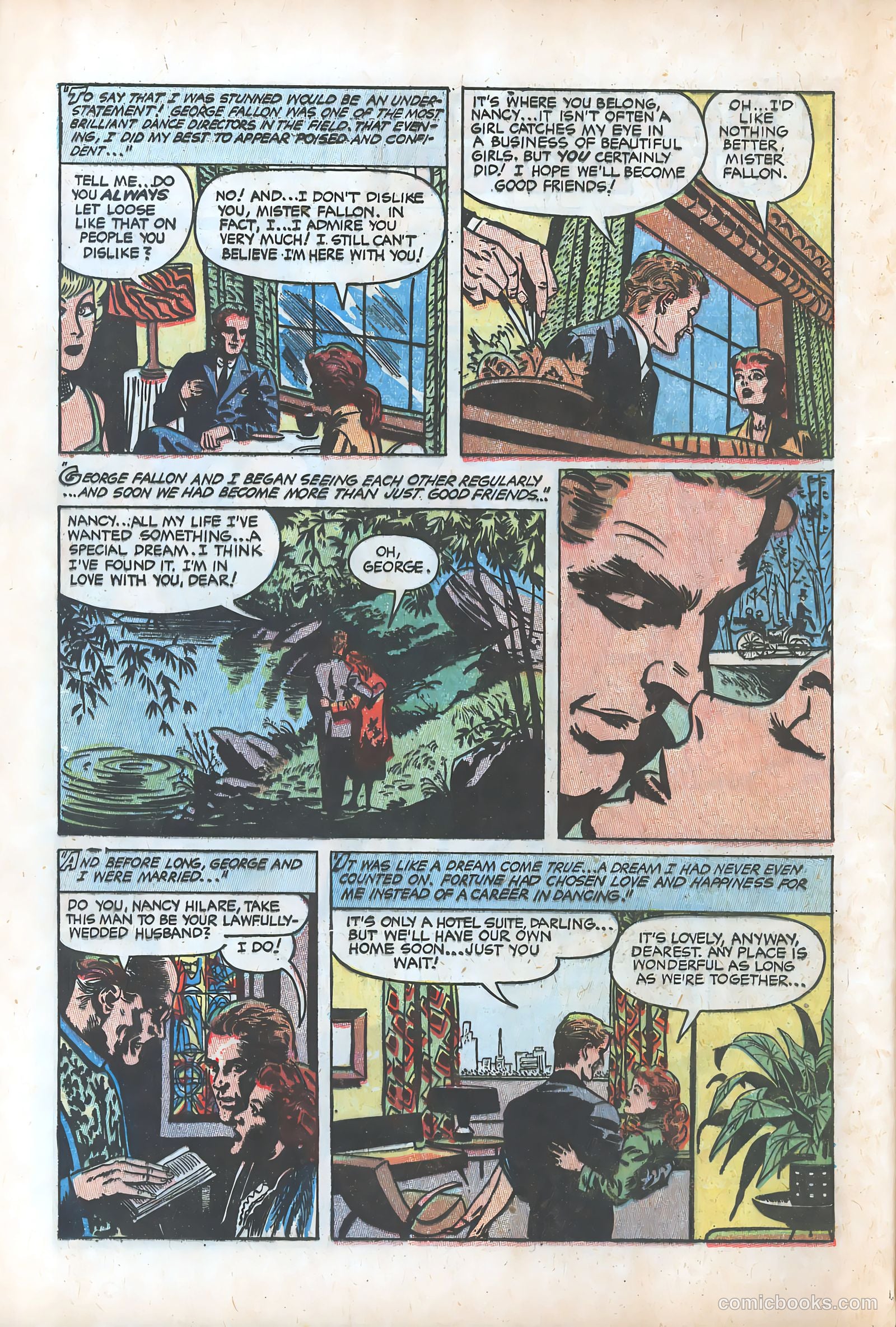 Pictorial Romances #24 (1954) — page 12 of 36