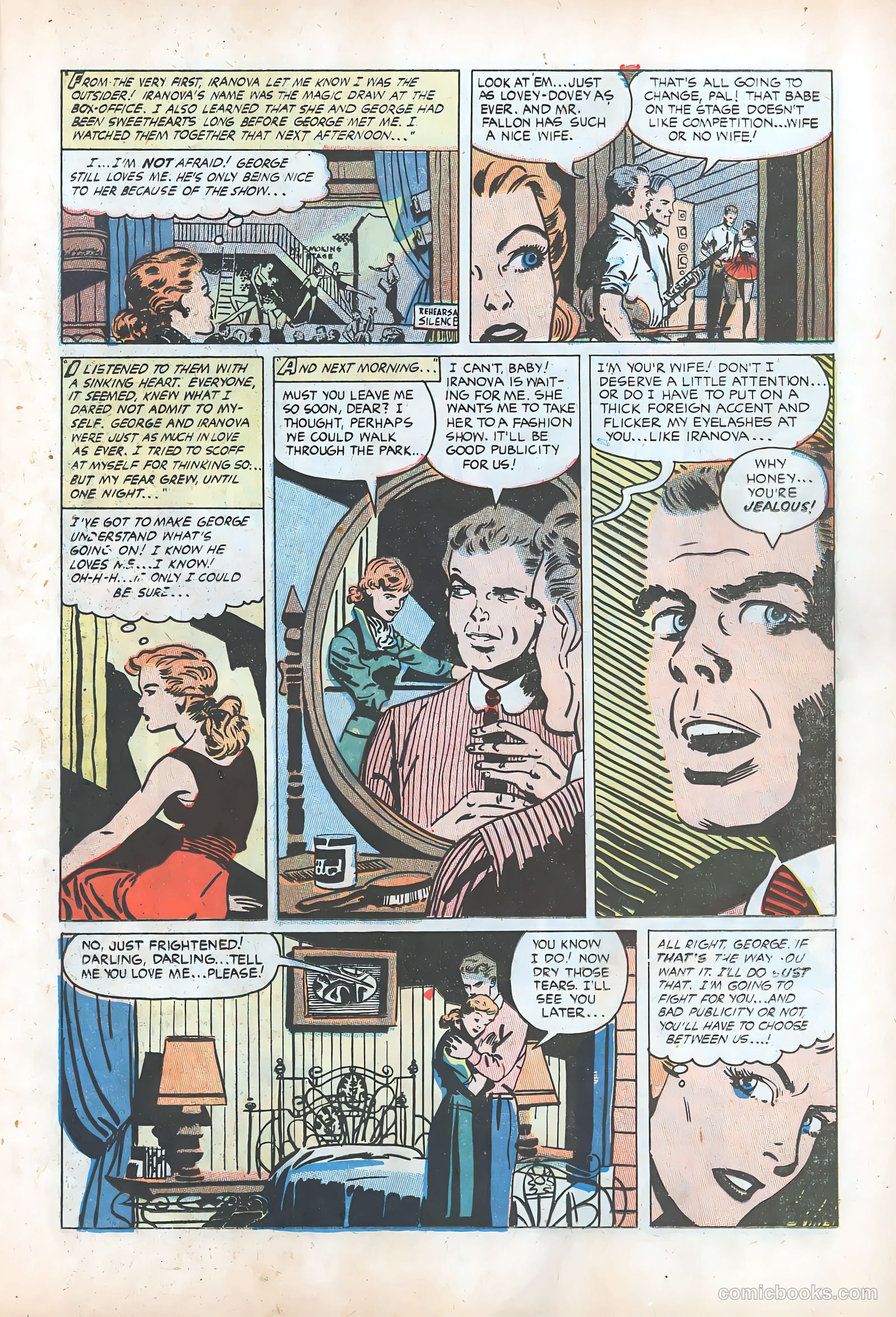 Pictorial Romances #24 (1954) — page 15 of 36