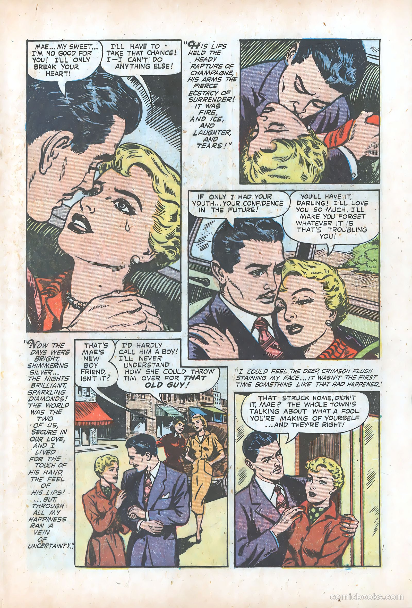 Pictorial Romances #24 (1954) — page 21 of 36