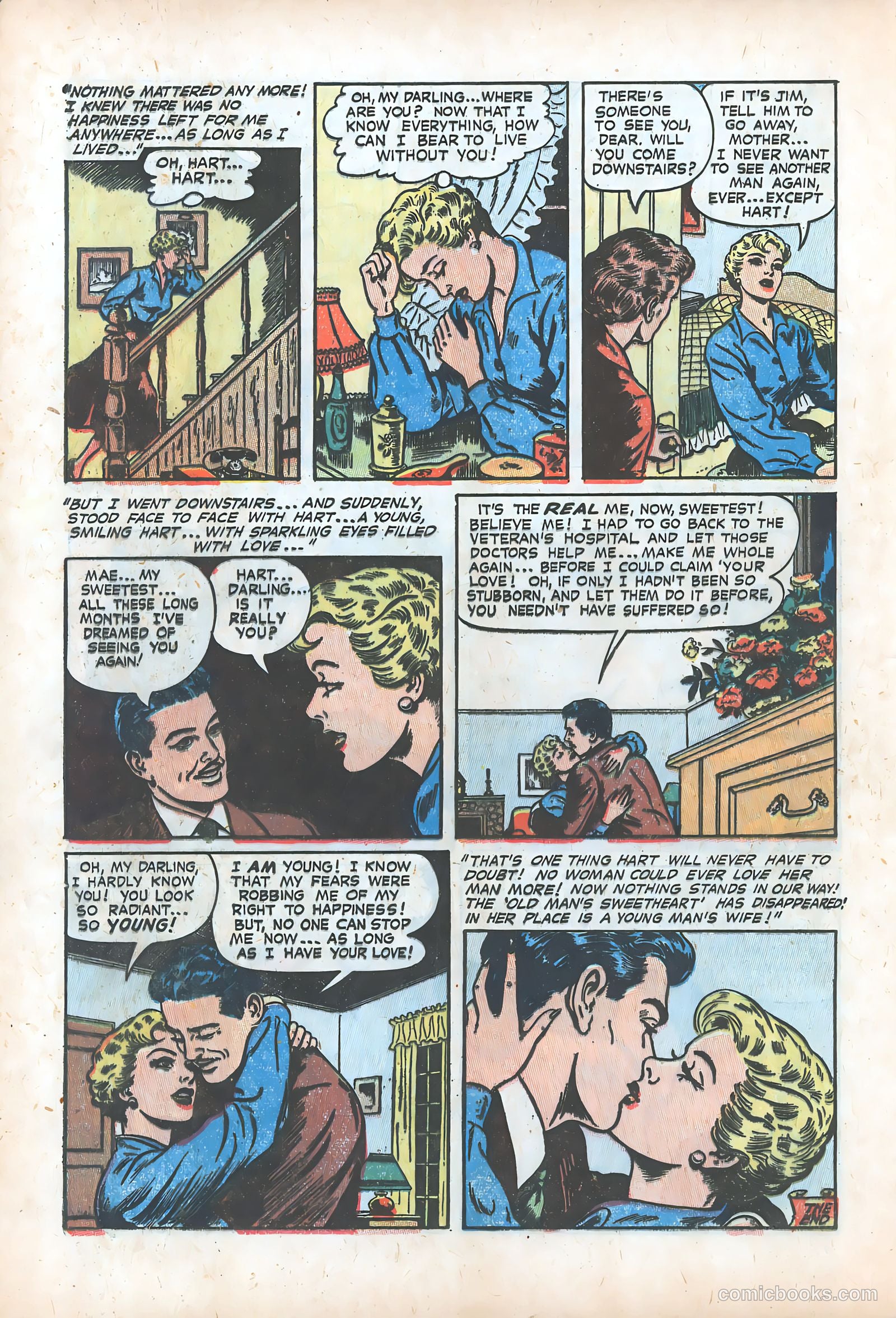 Pictorial Romances #24 (1954) — page 24 of 36