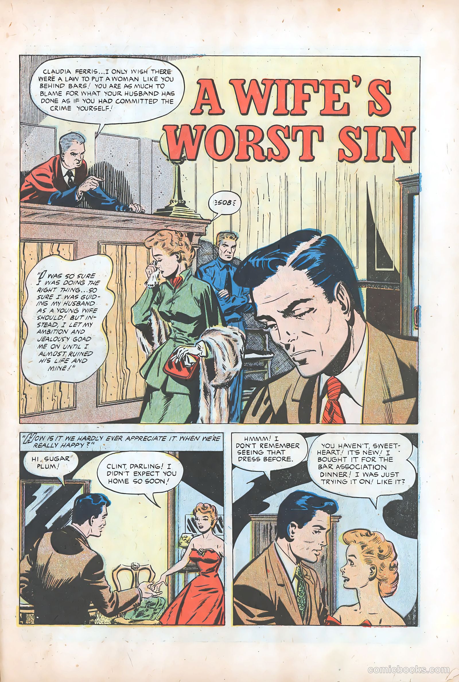 Pictorial Romances #24 (1954) — page 27 of 36