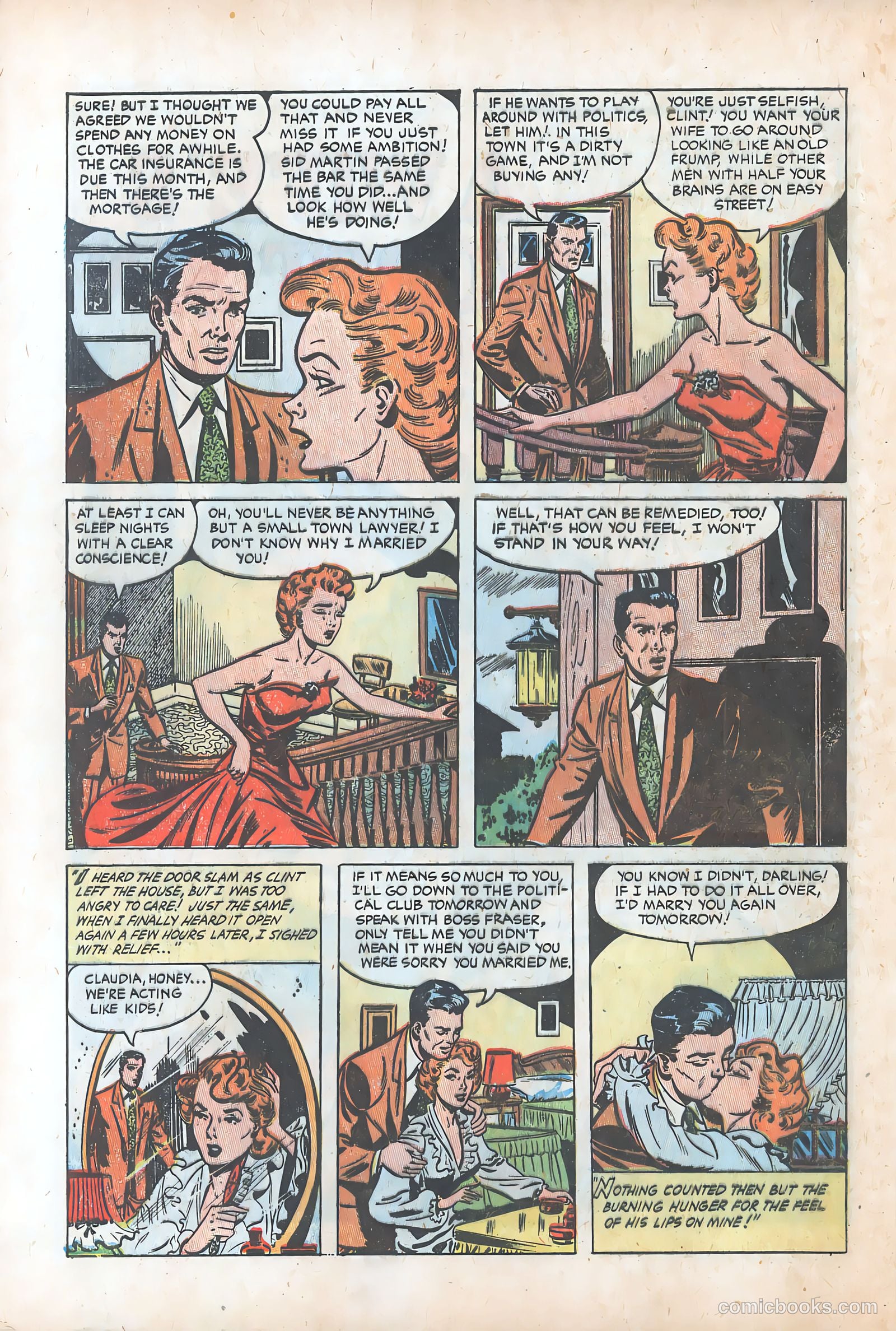 Pictorial Romances #24 (1954) — page 28 of 36
