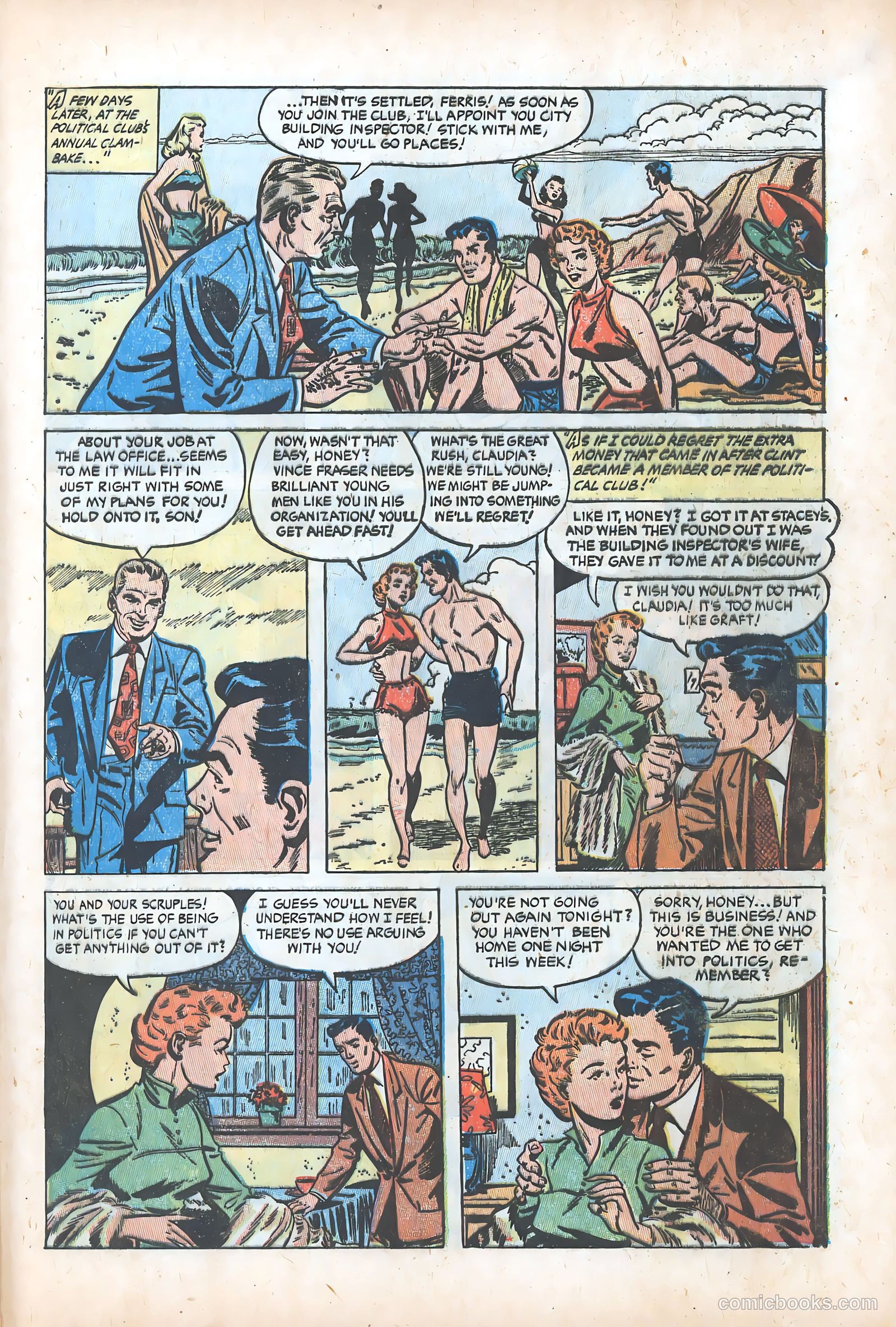 Pictorial Romances #24 (1954) — page 29 of 36
