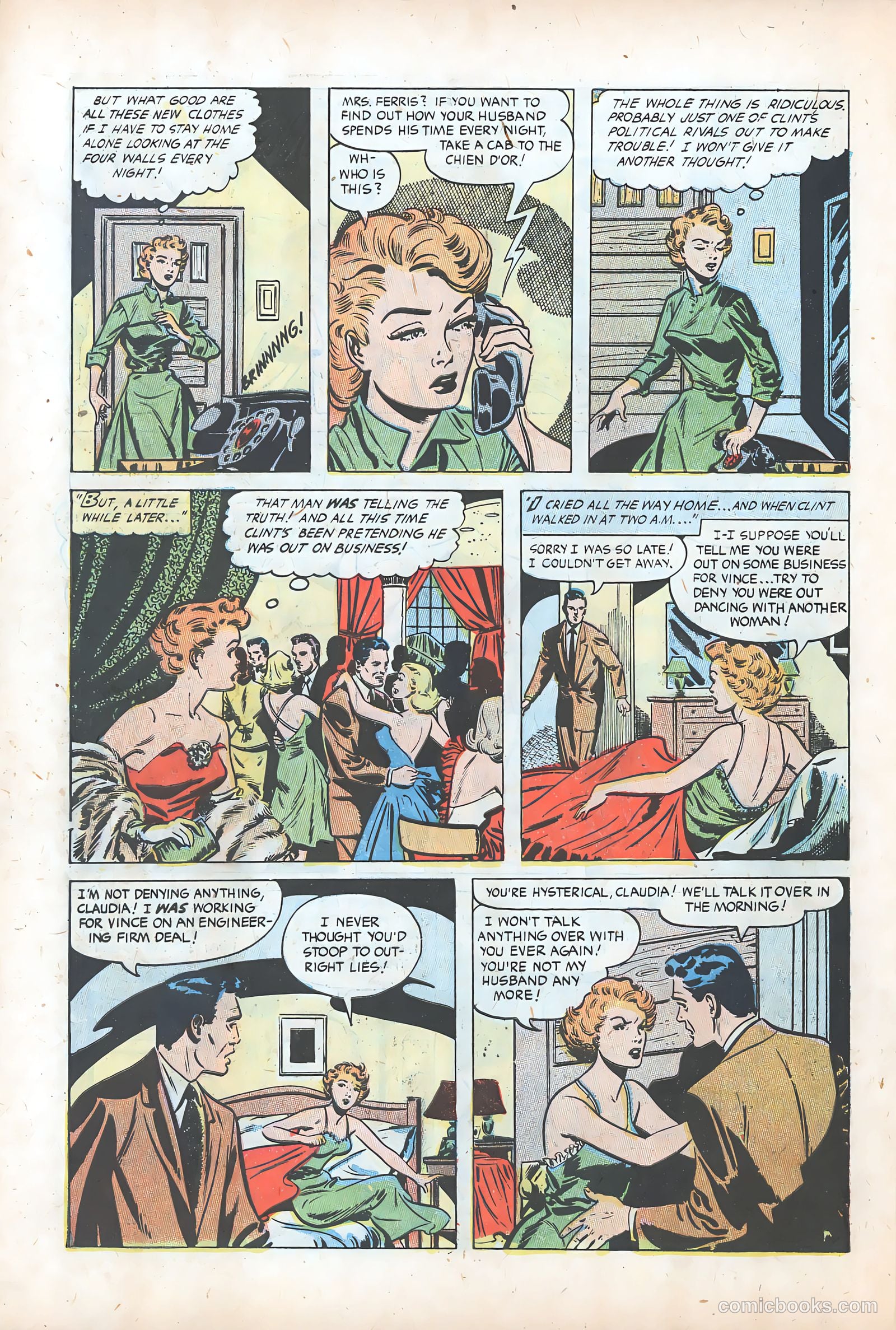 Pictorial Romances #24 (1954) — page 30 of 36
