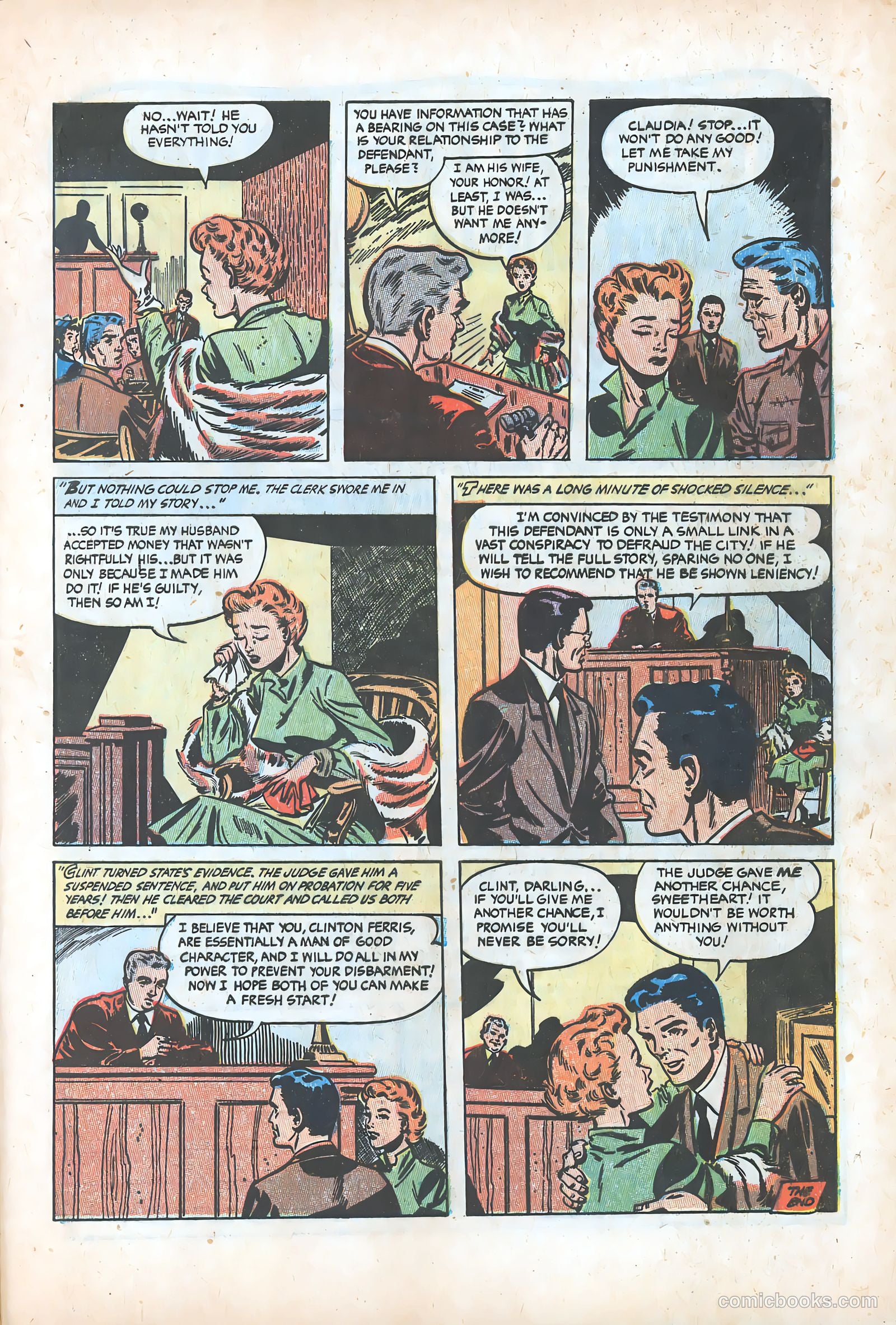Pictorial Romances #24 (1954) — page 33 of 36