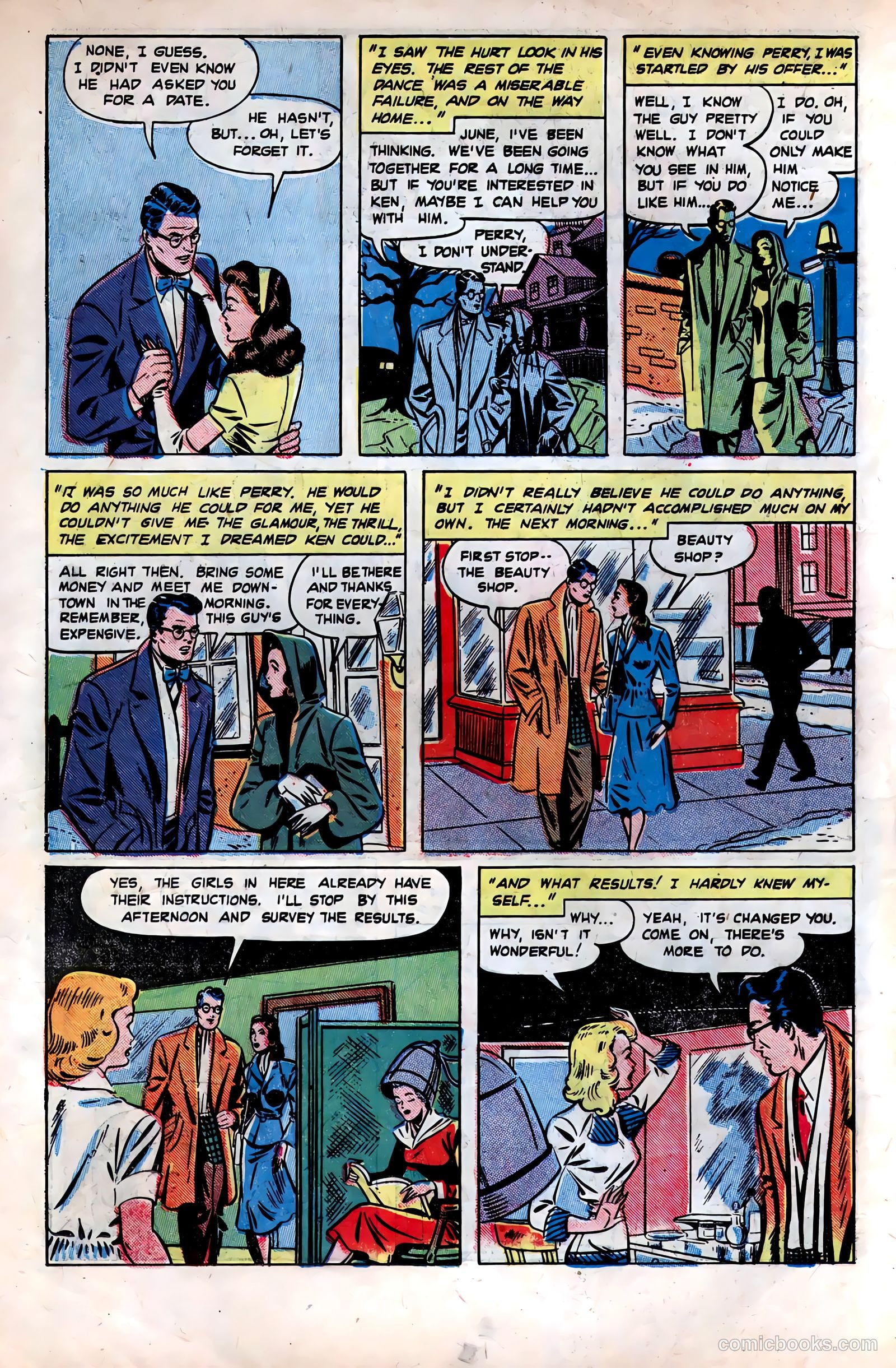 Pictorial Romances #4 (1950) — page 5 of 37