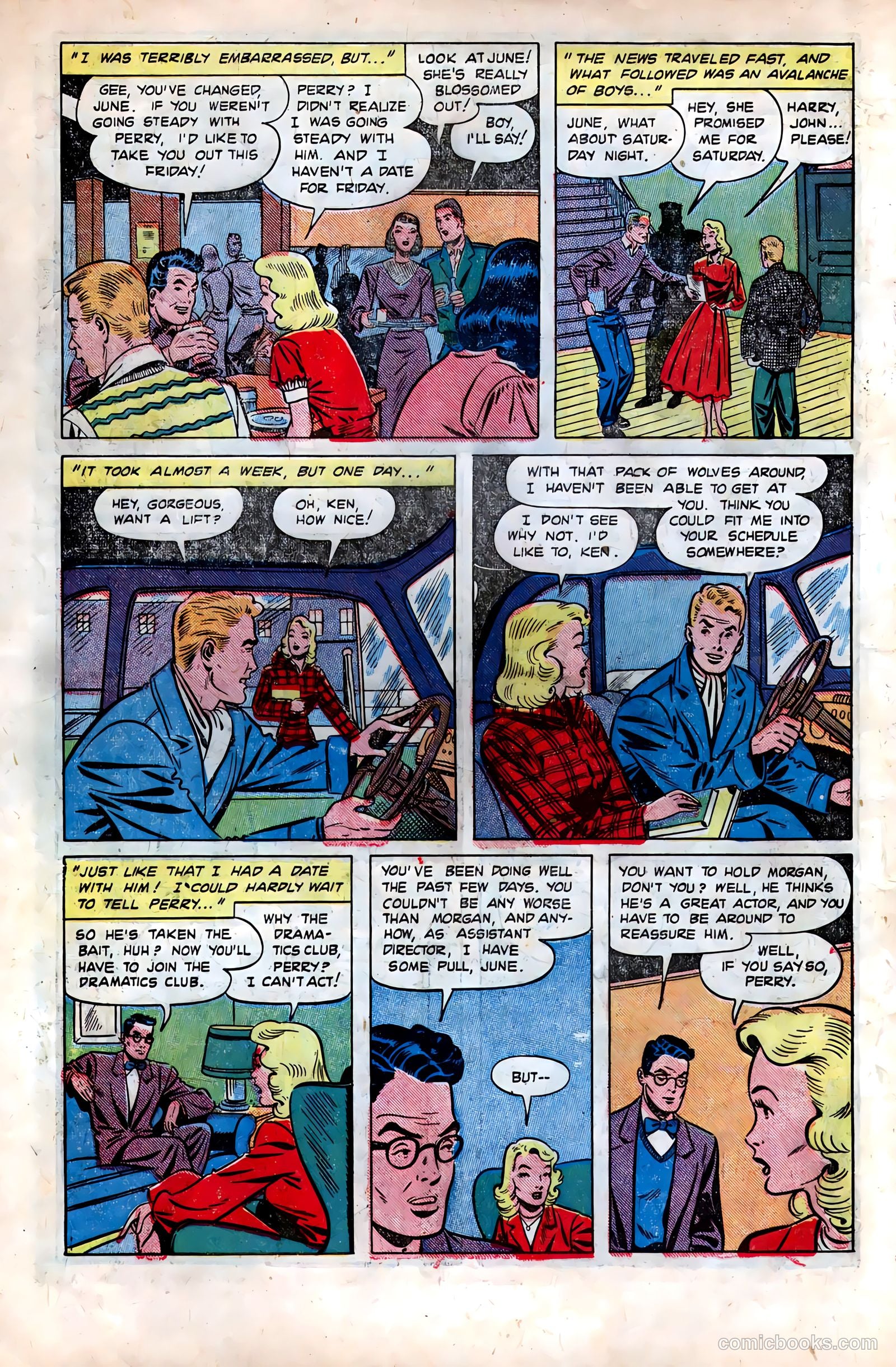 Pictorial Romances #4 (1950) — page 7 of 37