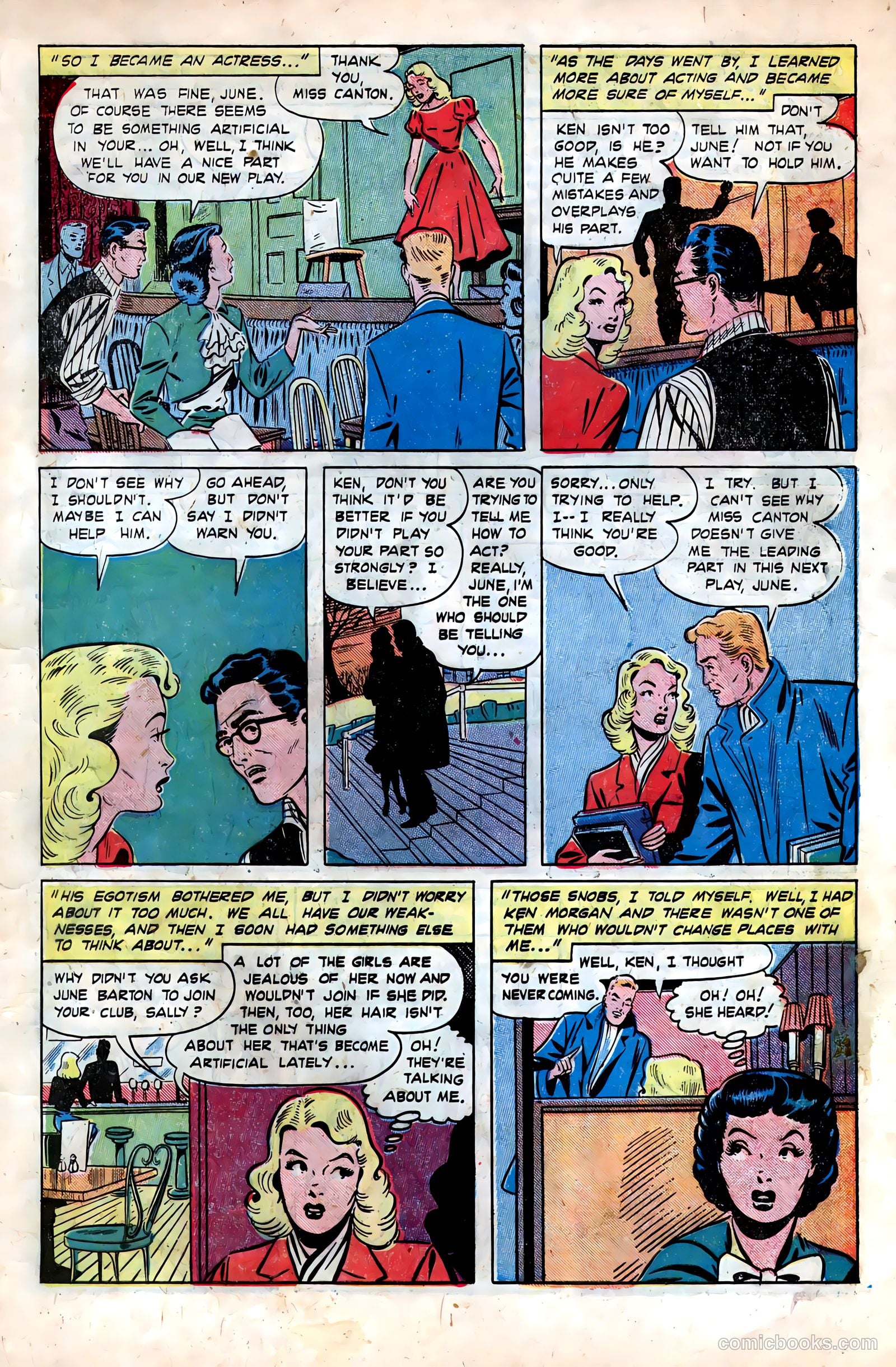 Pictorial Romances #4 (1950) — page 8 of 37
