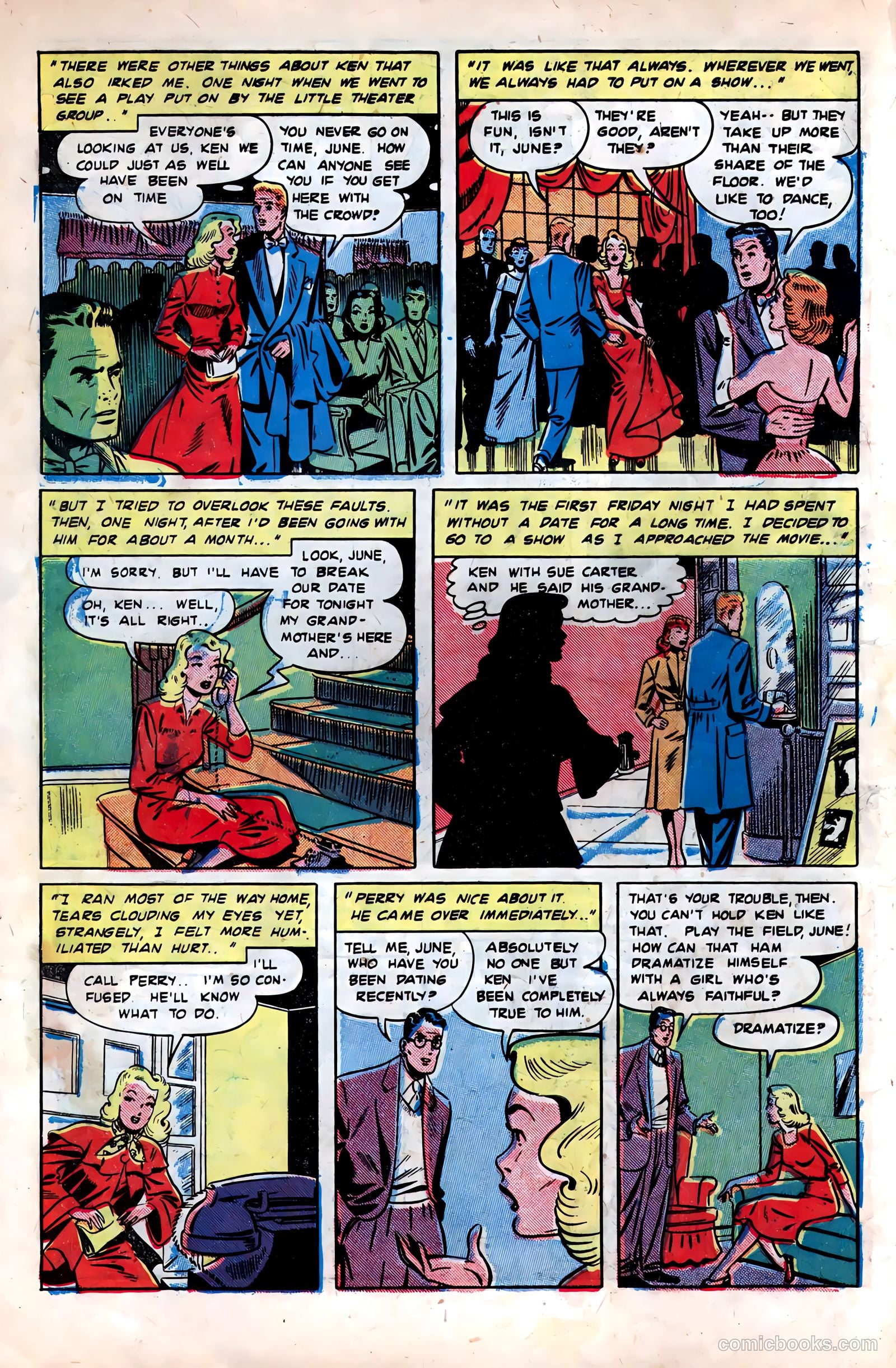 Pictorial Romances #4 (1950) — page 9 of 37
