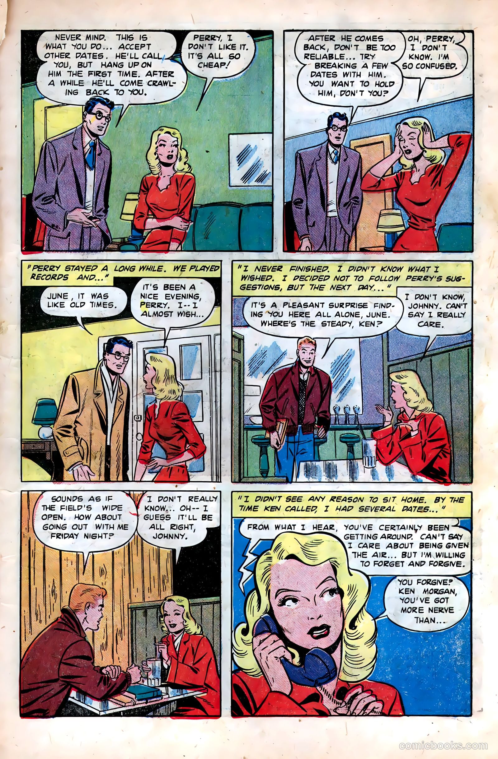 Pictorial Romances #4 (1950) — page 10 of 37