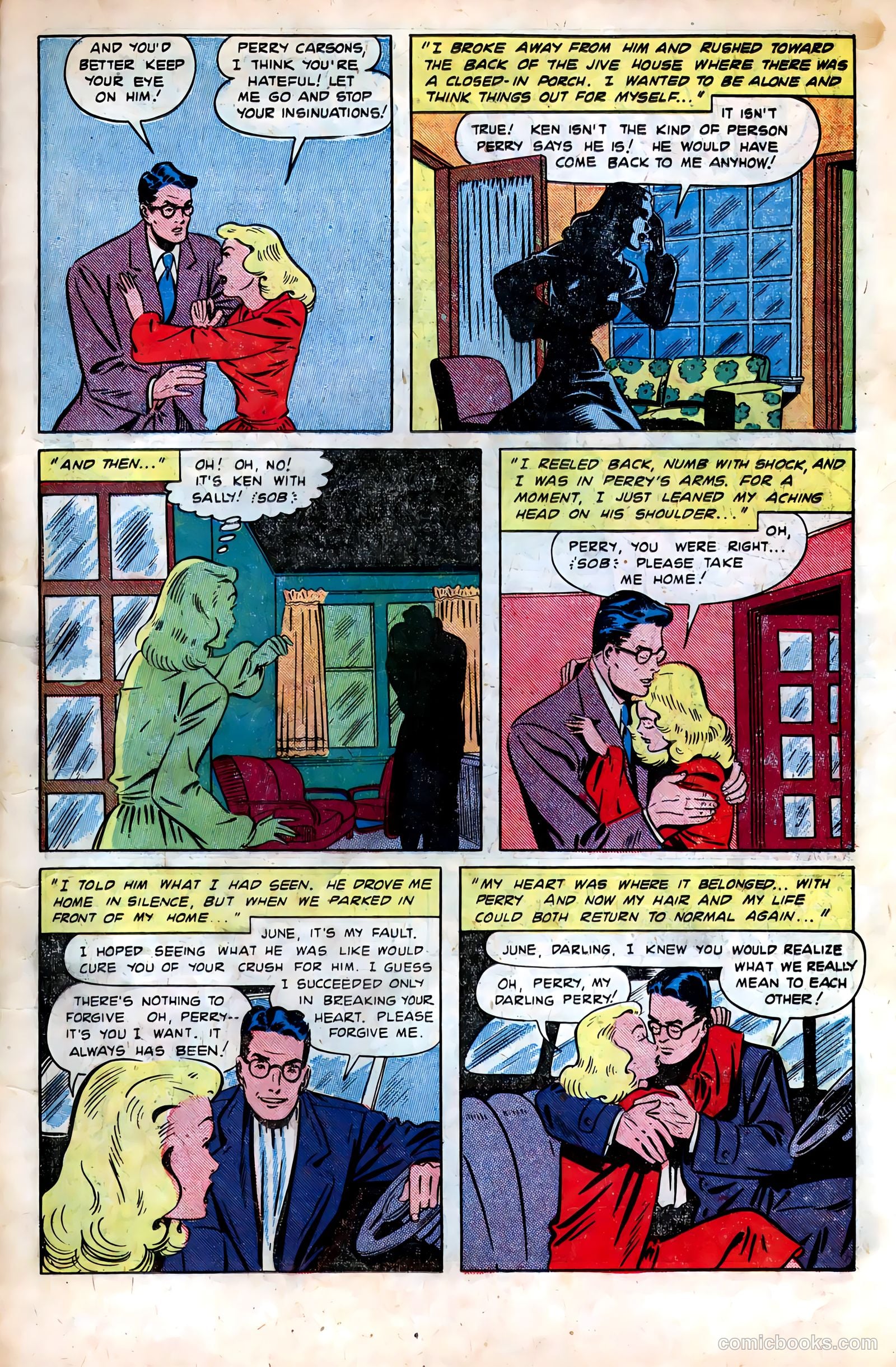 Pictorial Romances #4 (1950) — page 12 of 37