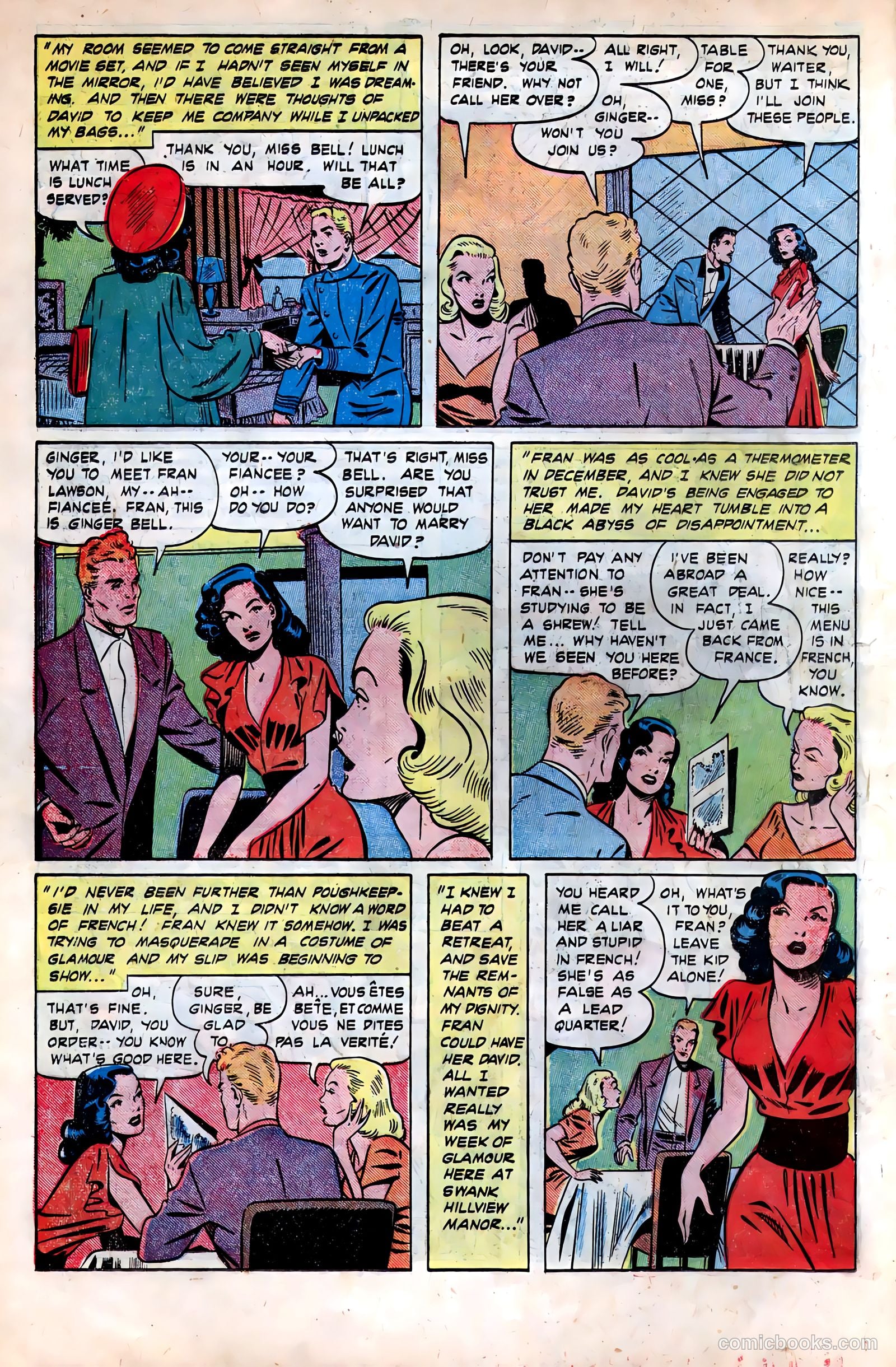 Pictorial Romances #4 (1950) — page 15 of 37