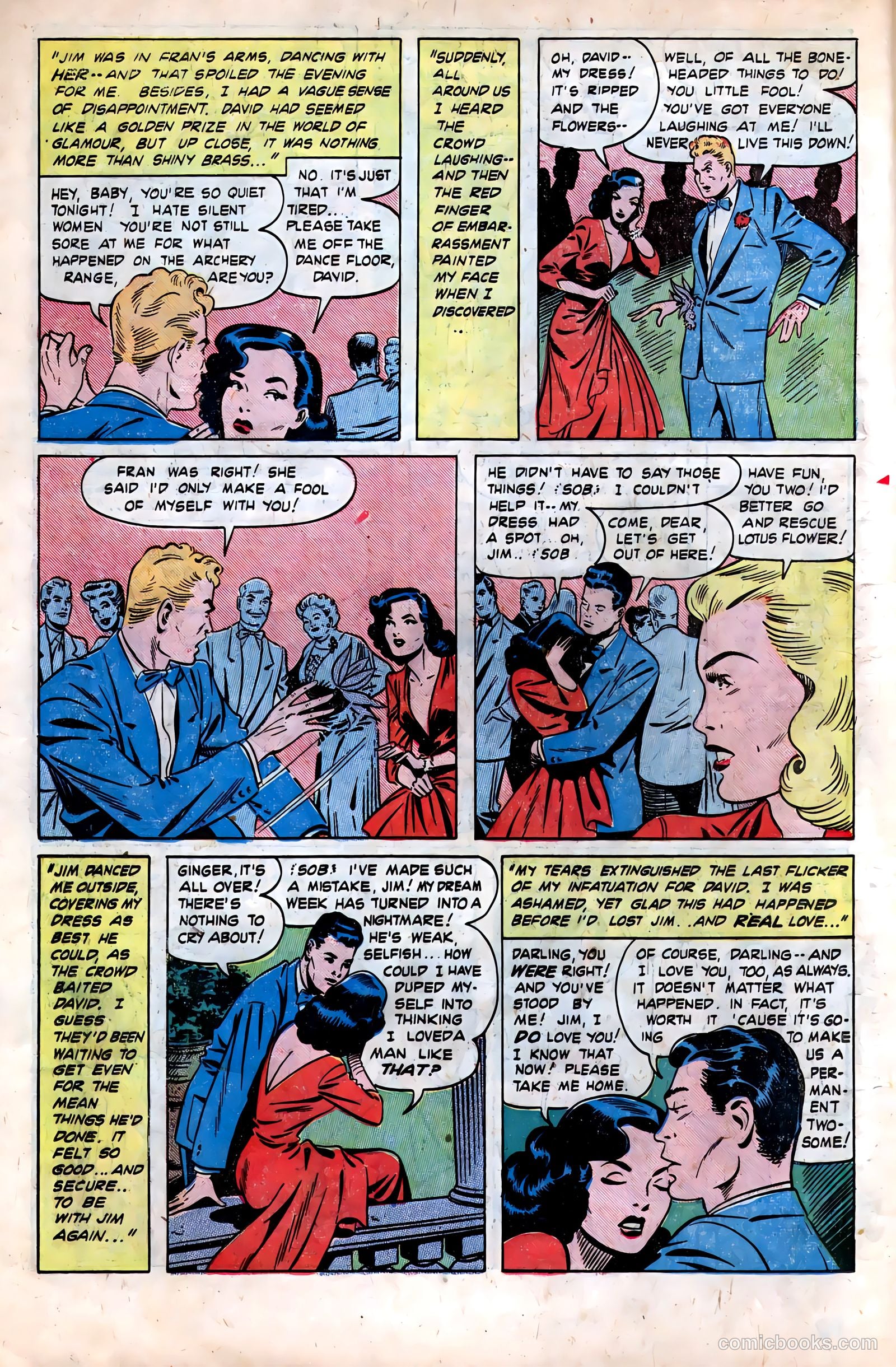 Pictorial Romances #4 (1950) — page 19 of 37