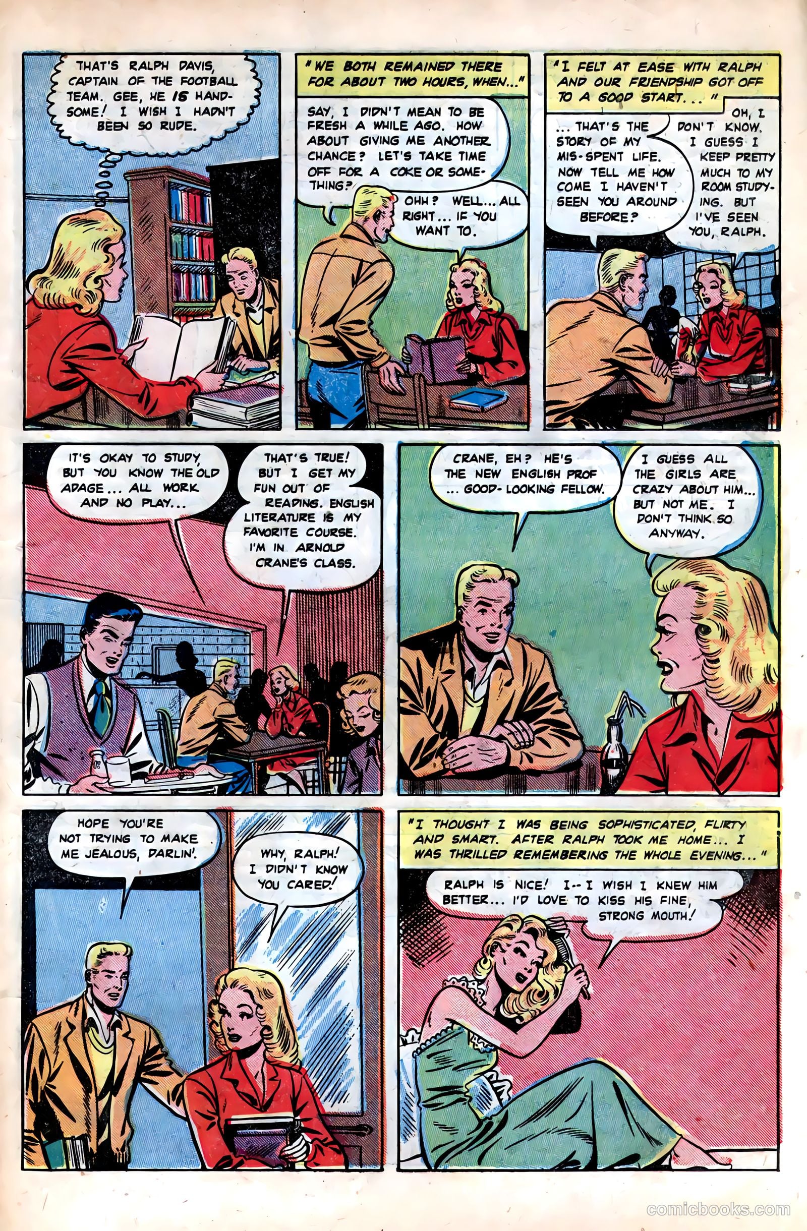 Pictorial Romances #4 (1950) — page 22 of 37
