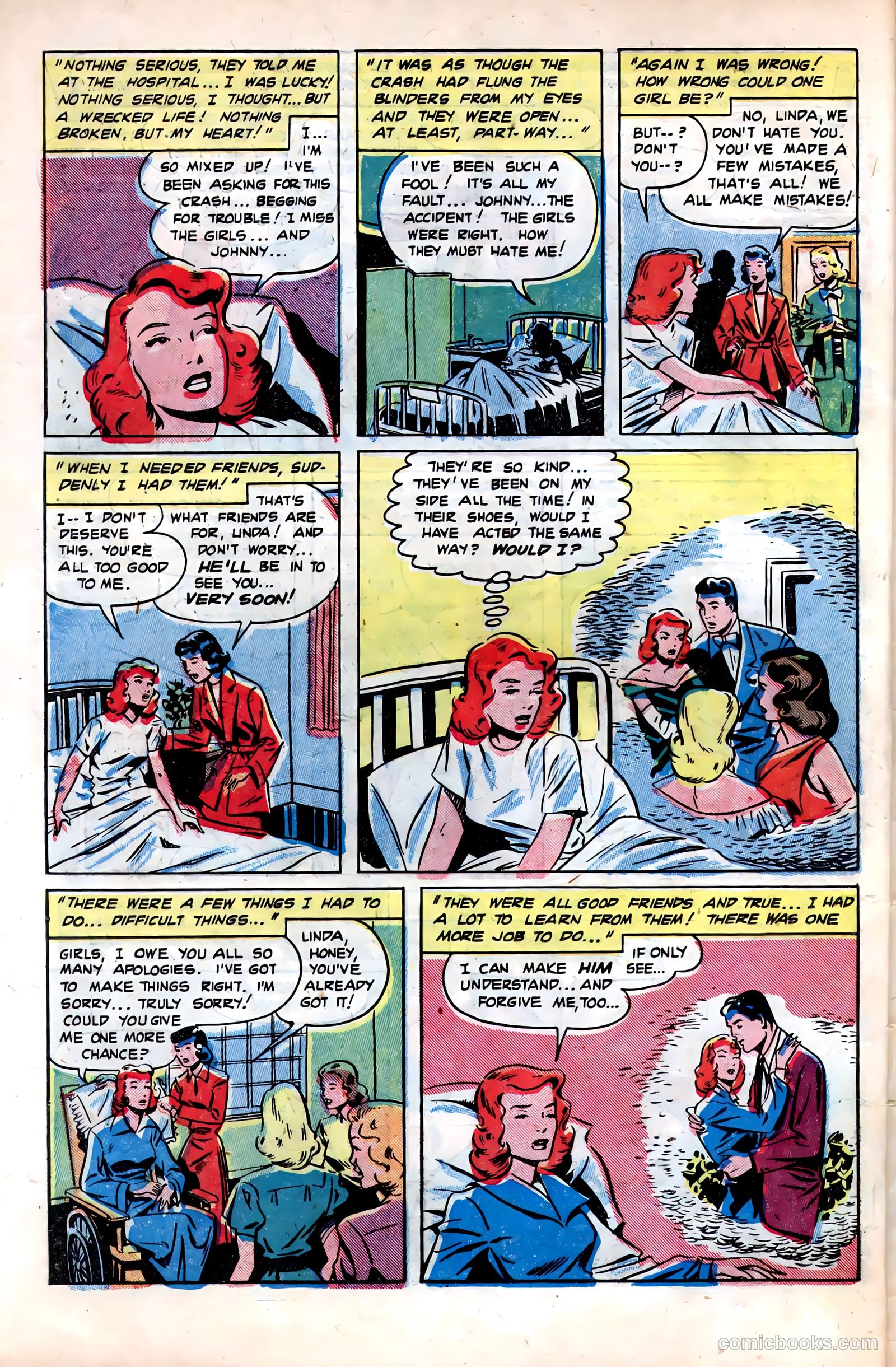 Pictorial Romances #4 (1950) — page 33 of 37