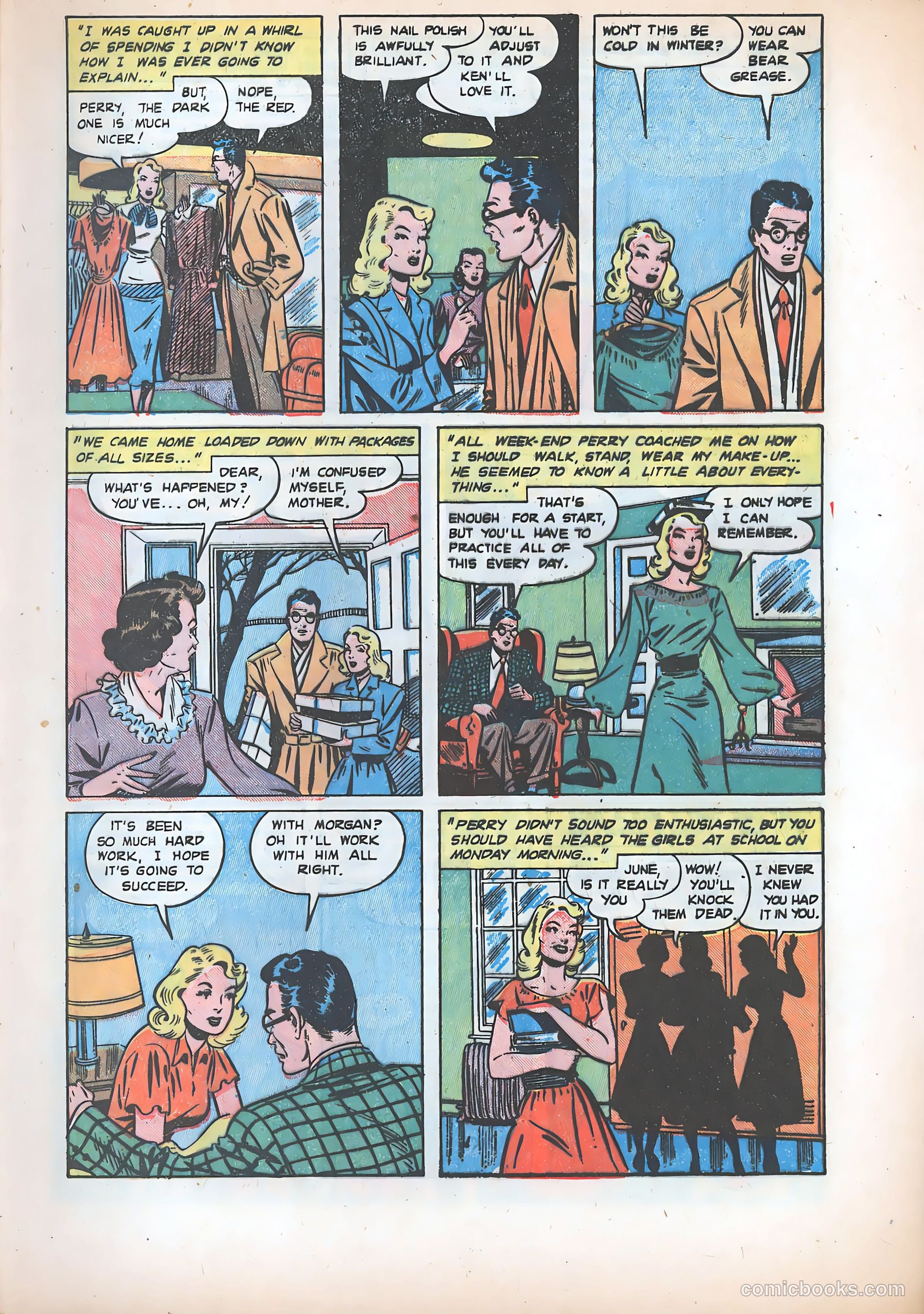 Pictorial Romances #5 (1951) — page 5 of 36