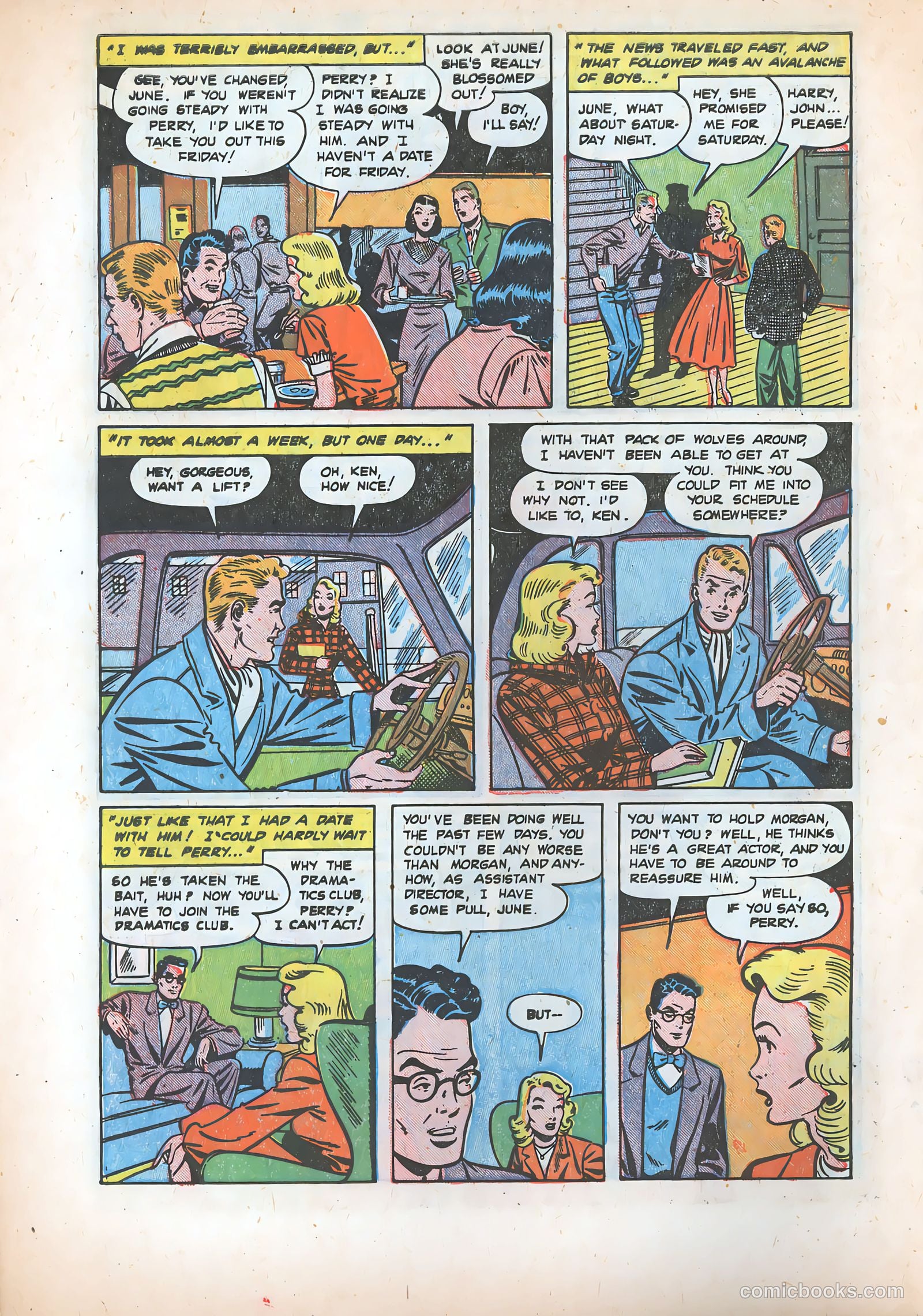 Pictorial Romances #5 (1951) — page 6 of 36