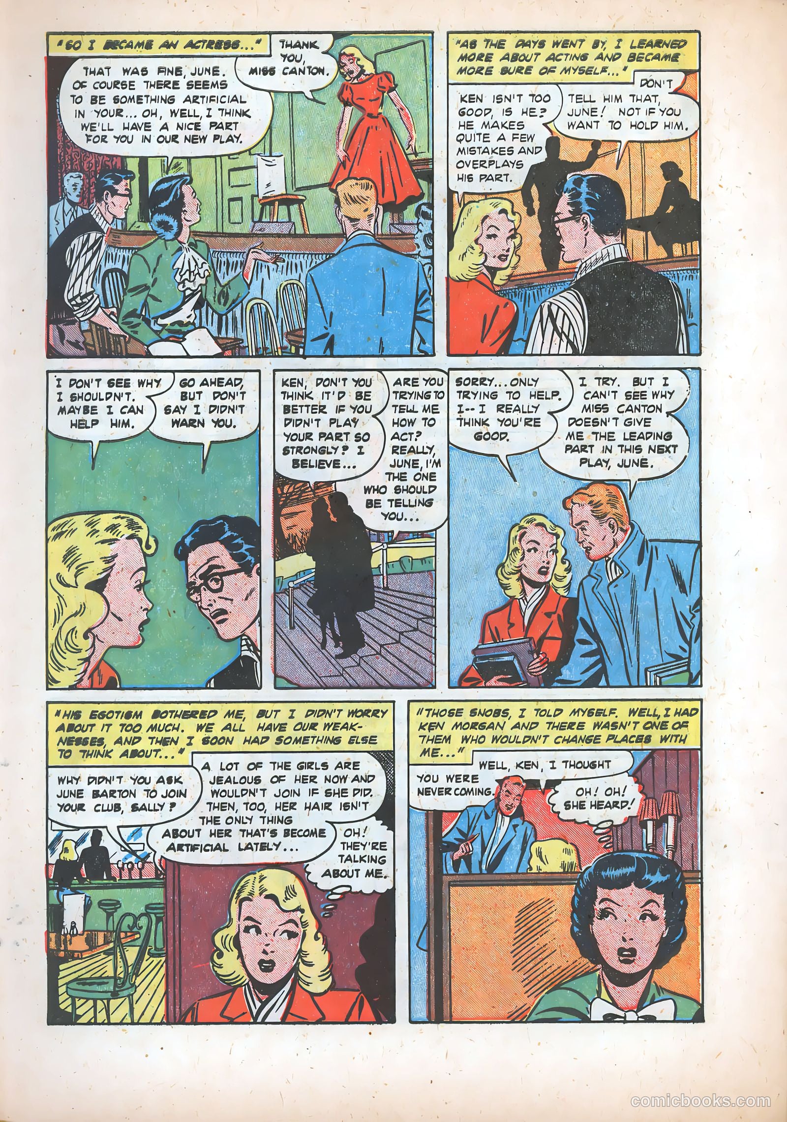 Pictorial Romances #5 (1951) — page 7 of 36