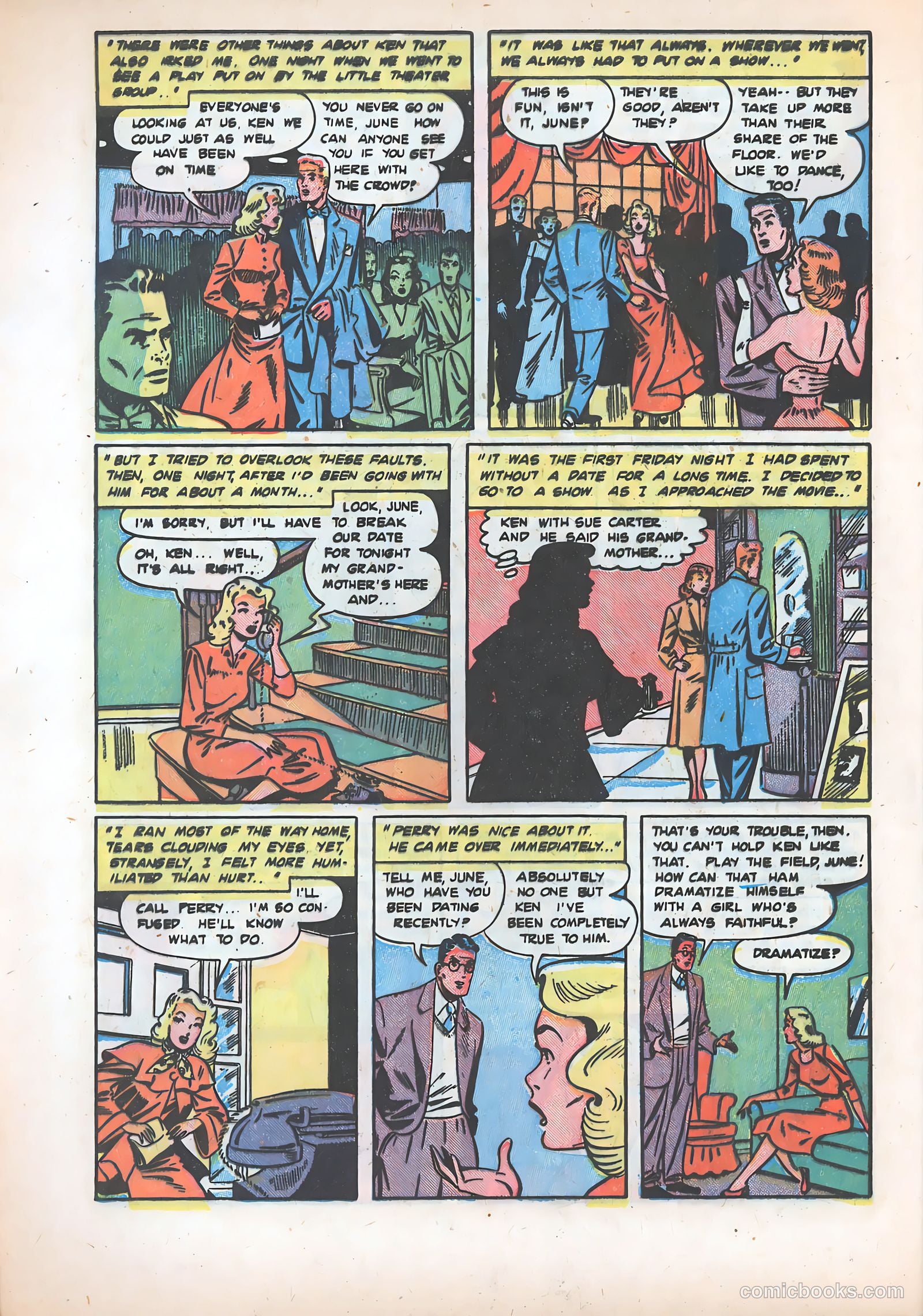 Pictorial Romances #5 (1951) — page 8 of 36