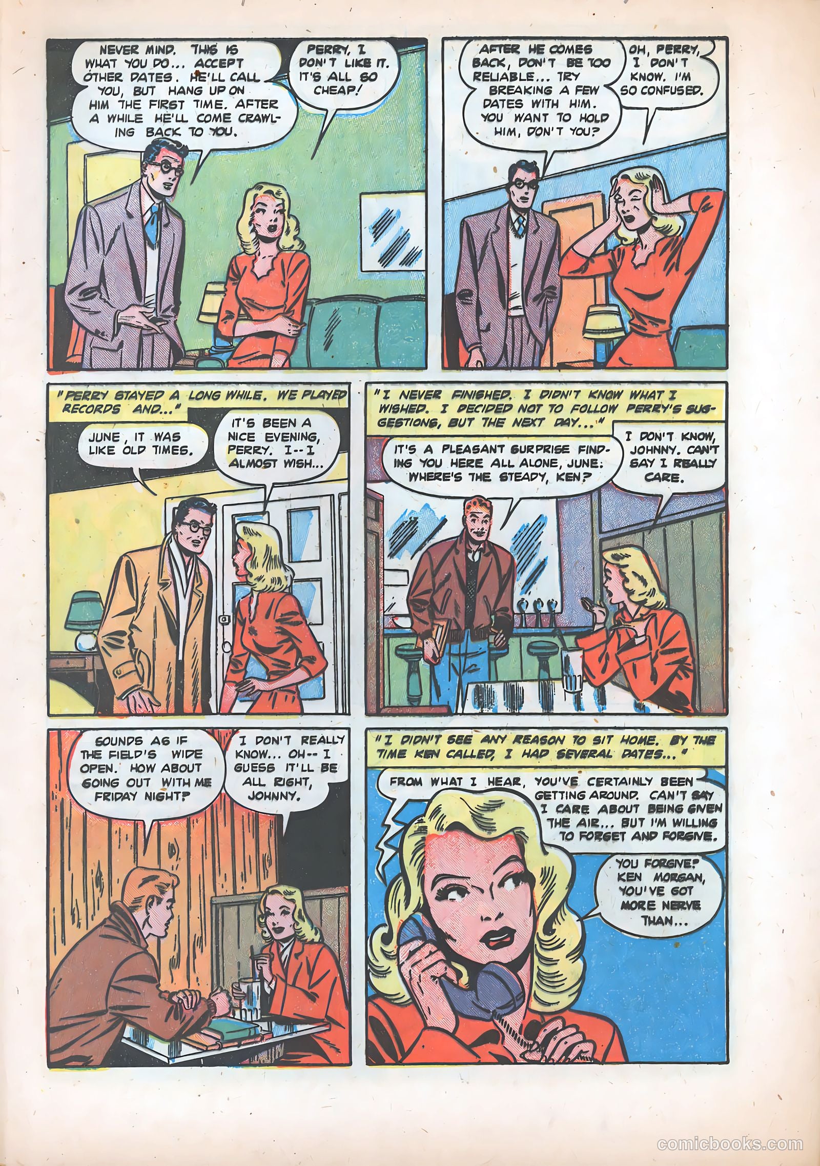 Pictorial Romances #5 (1951) — page 9 of 36