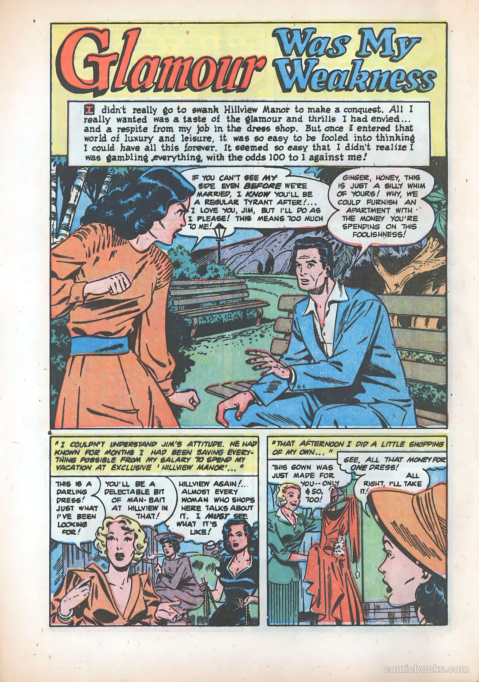 Pictorial Romances #5 (1951) — page 12 of 36