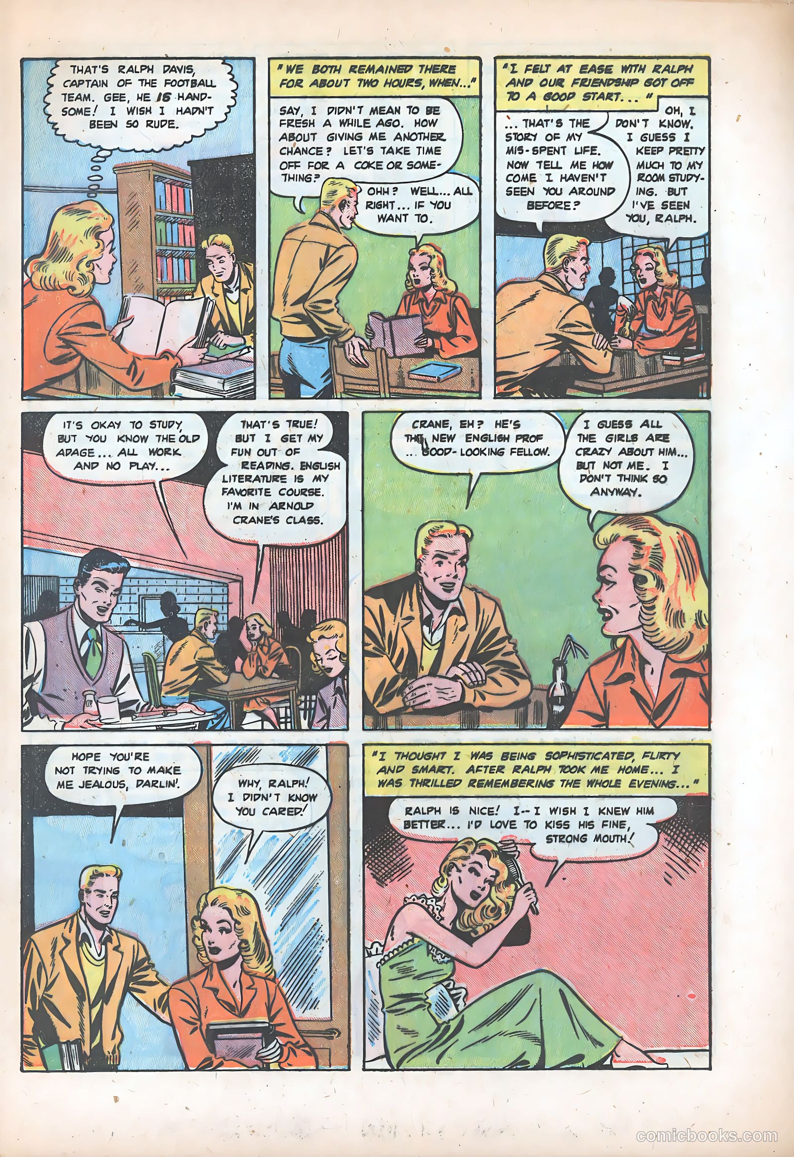 Pictorial Romances #5 (1951) — page 21 of 36