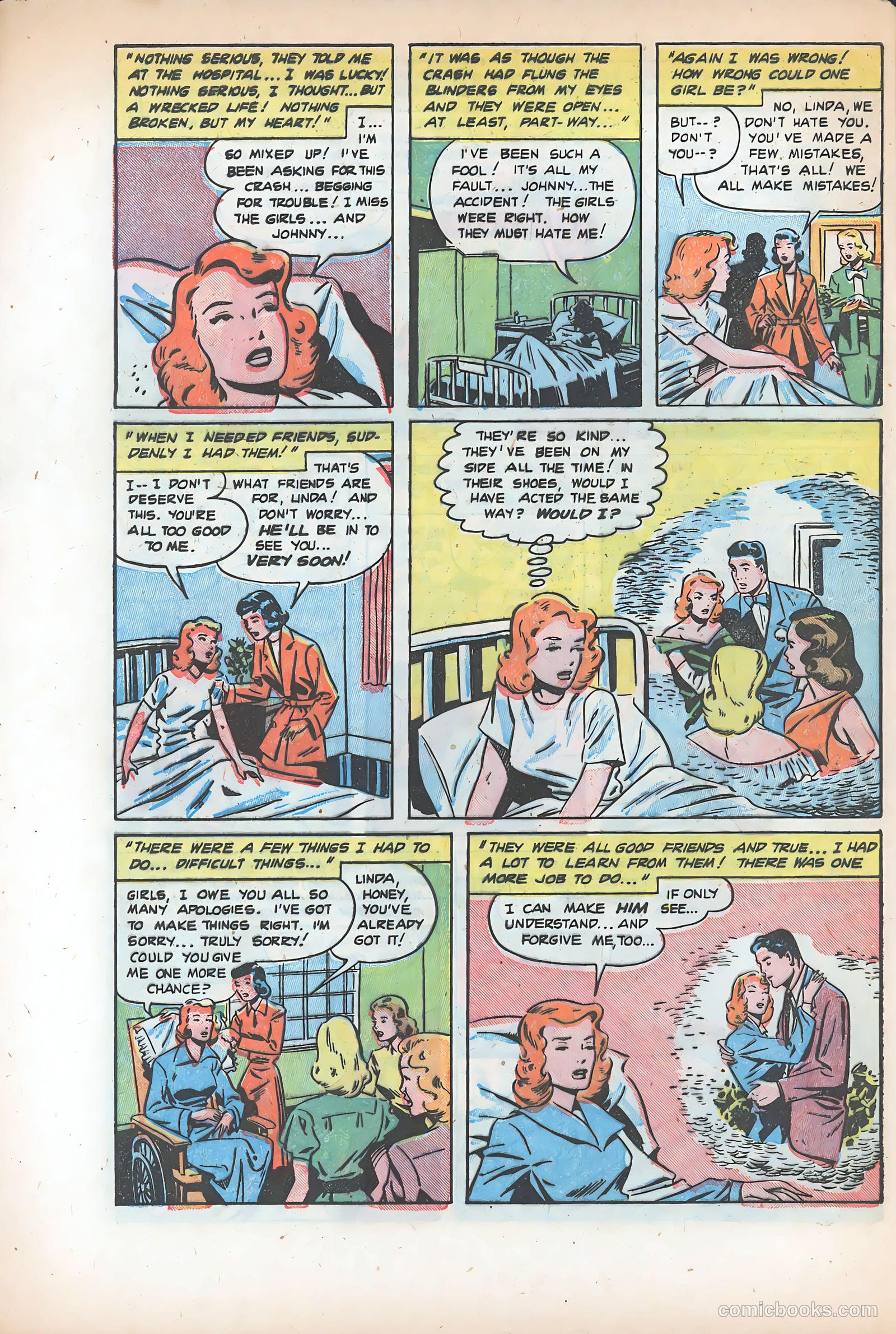 Pictorial Romances #5 (1951) — page 32 of 36