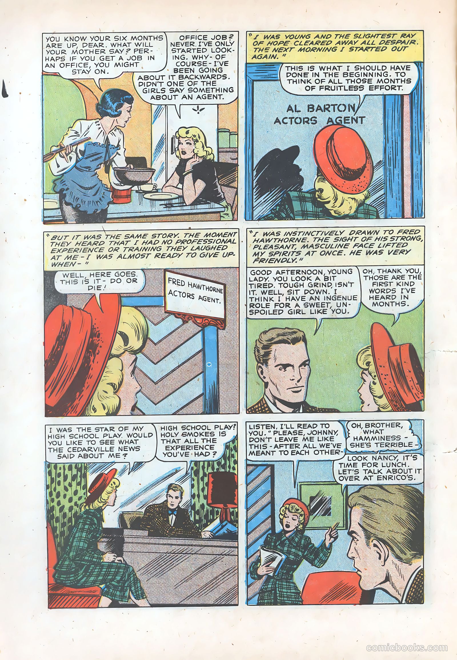 Pictorial Romances #6 (1951) — page 6 of 36