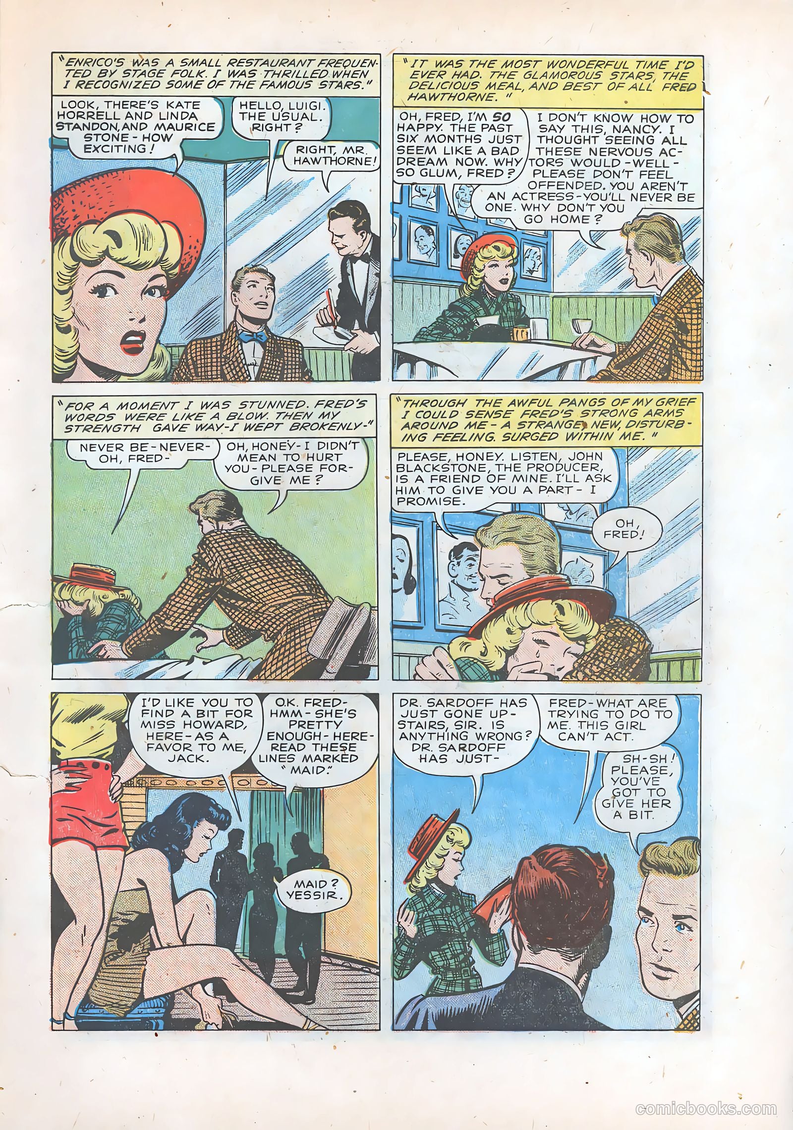 Pictorial Romances #6 (1951) — page 7 of 36