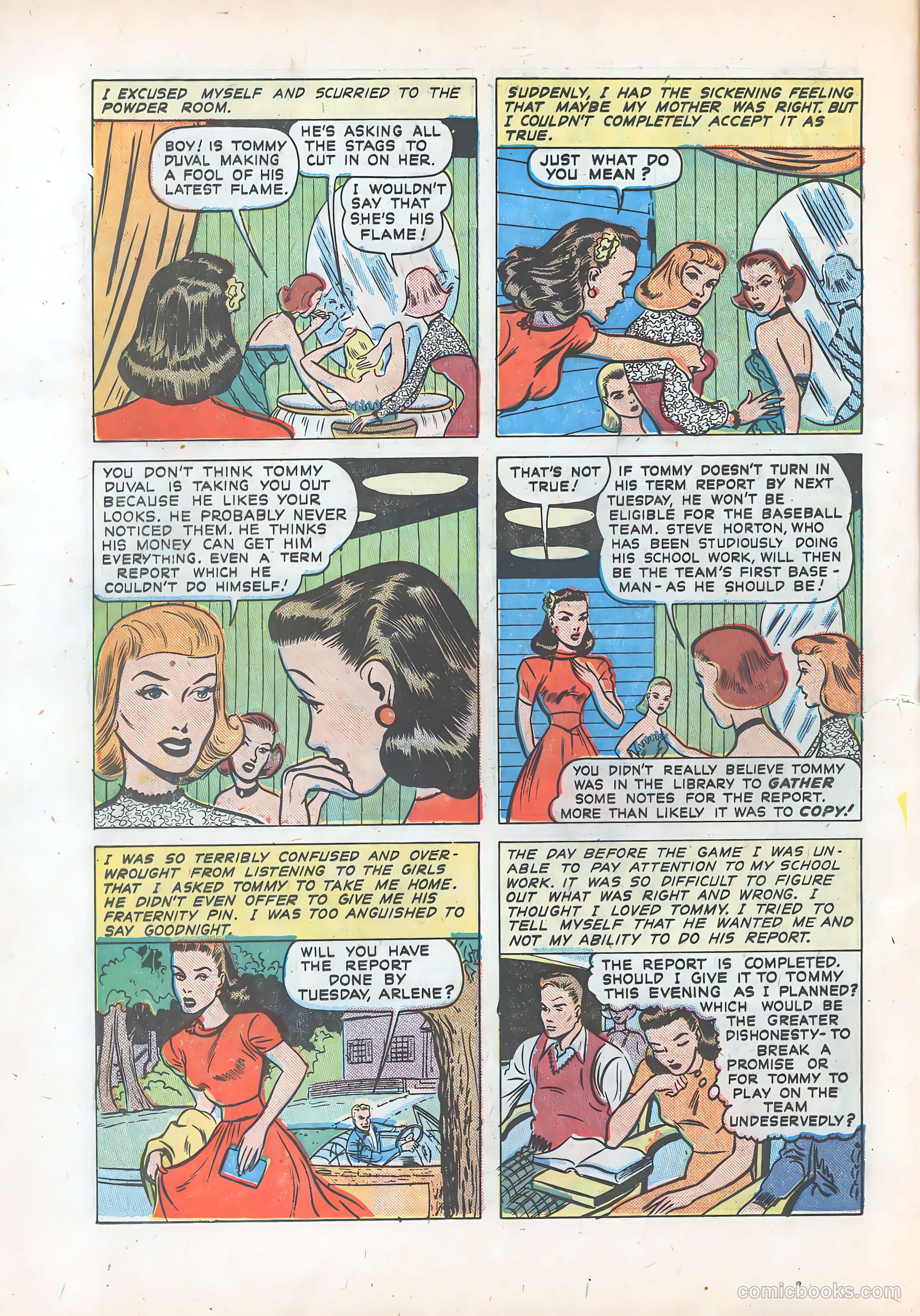 Pictorial Romances #6 (1951) — page 14 of 36