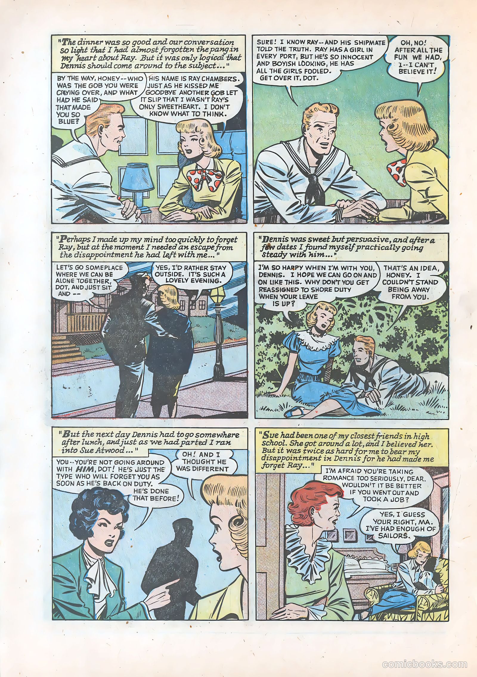 Pictorial Romances #6 (1951) — page 18 of 36