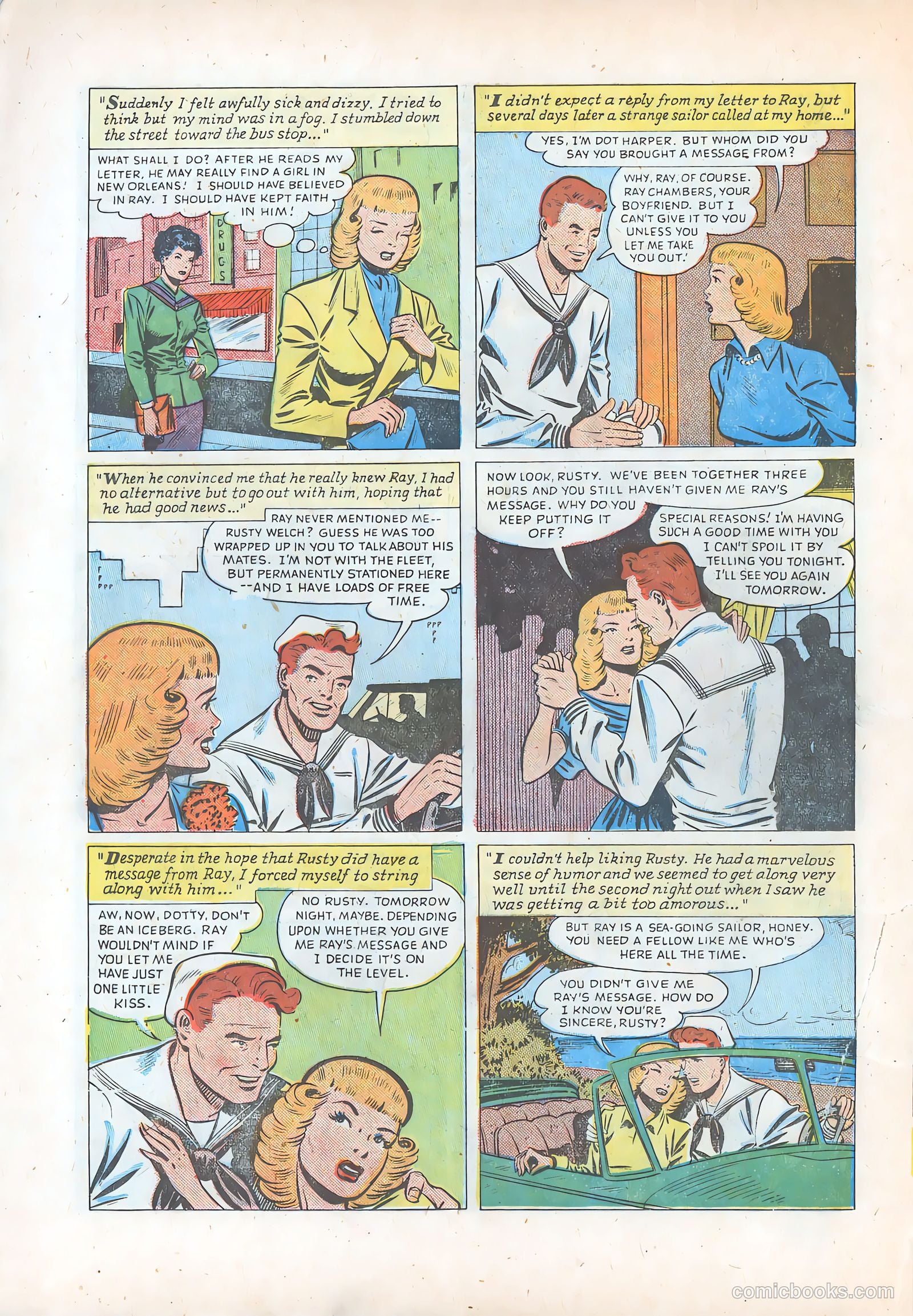 Pictorial Romances #6 (1951) — page 20 of 36