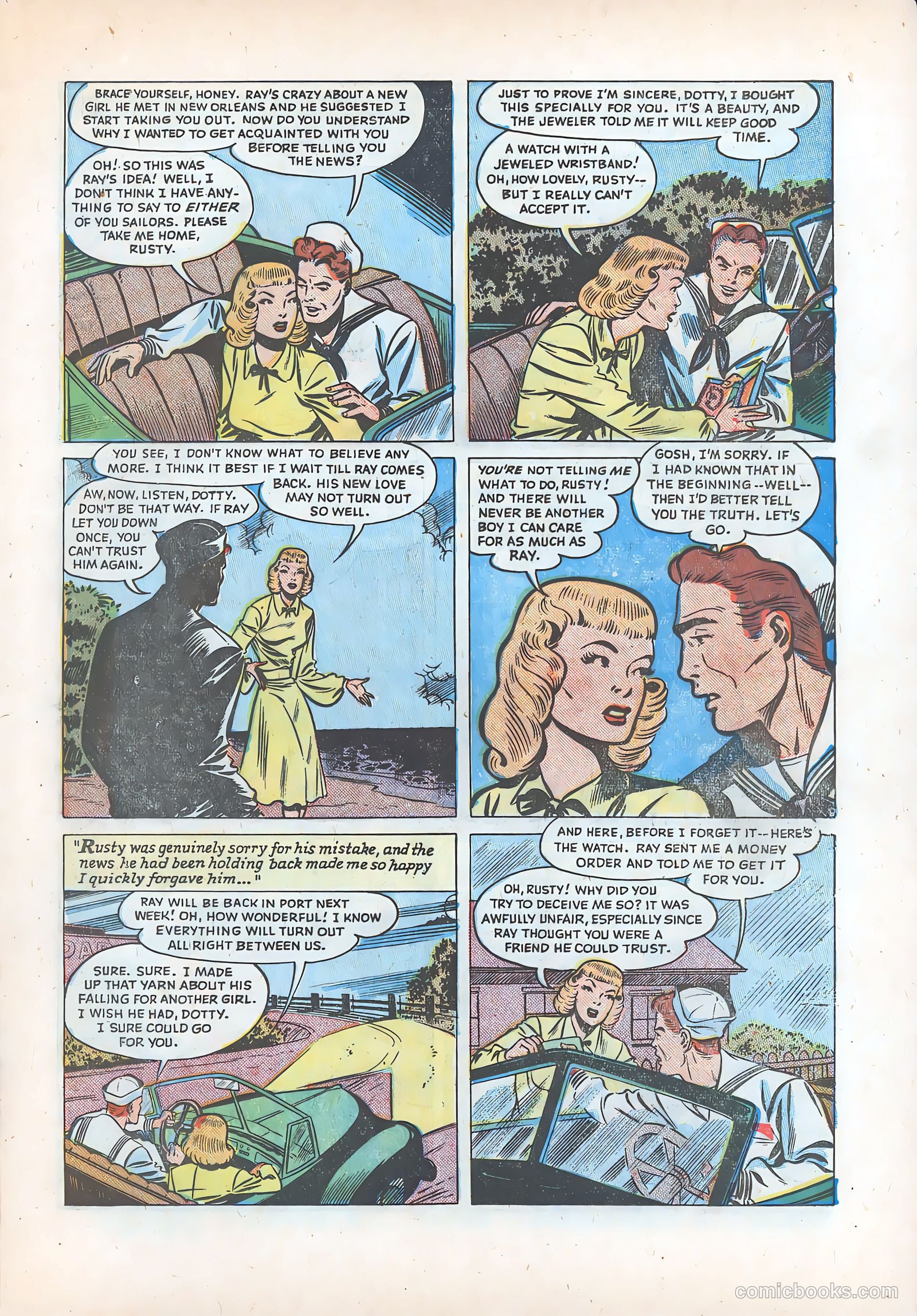Pictorial Romances #6 (1951) — page 21 of 36