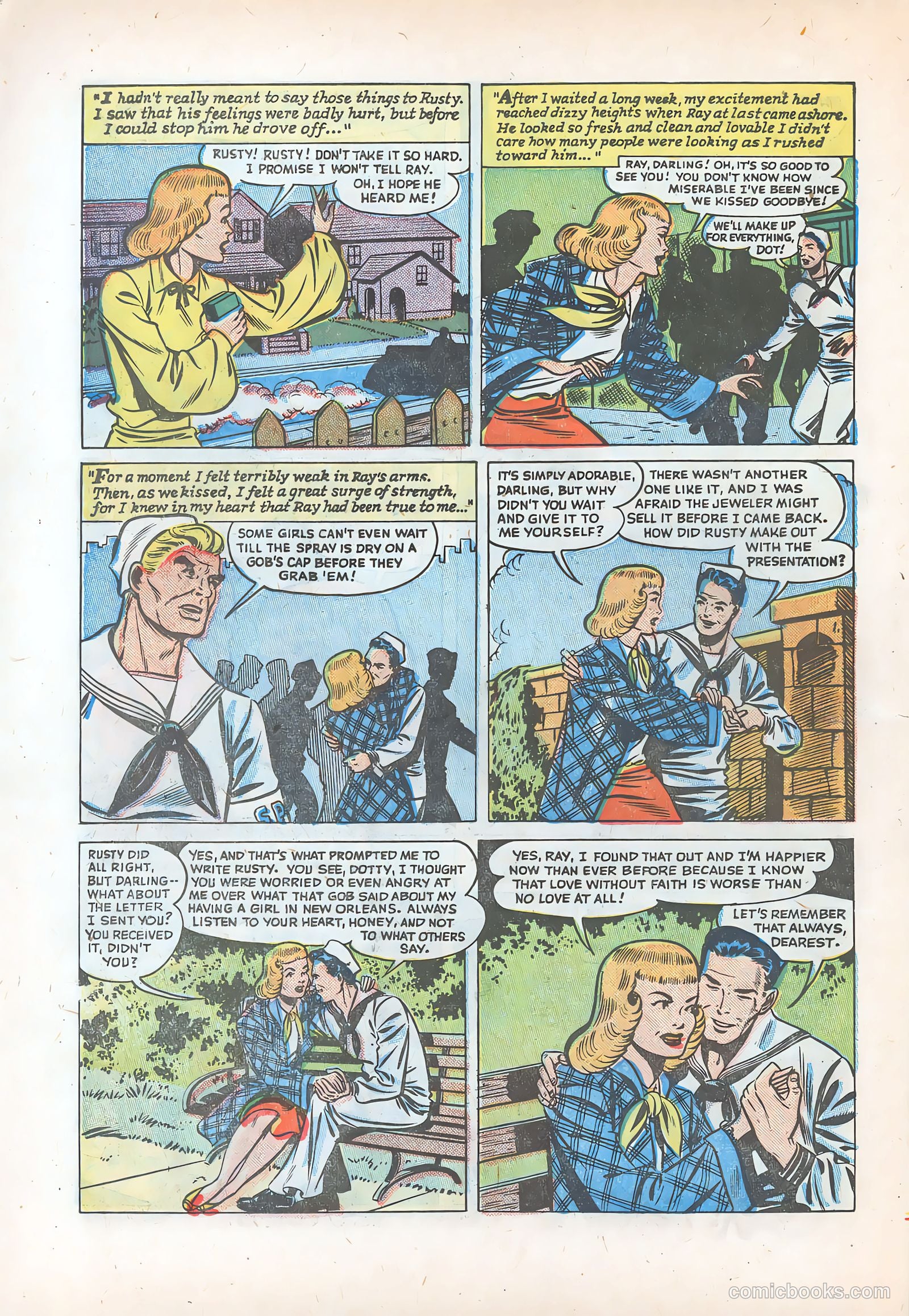 Pictorial Romances #6 (1951) — page 22 of 36