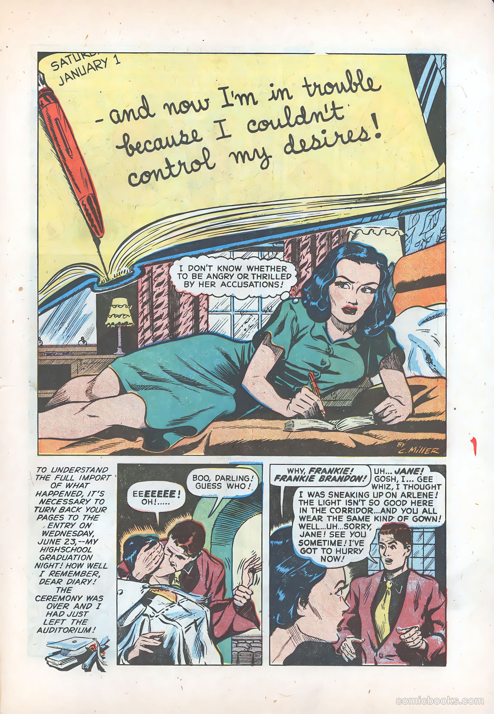 Pictorial Romances #6 (1951) — page 23 of 36