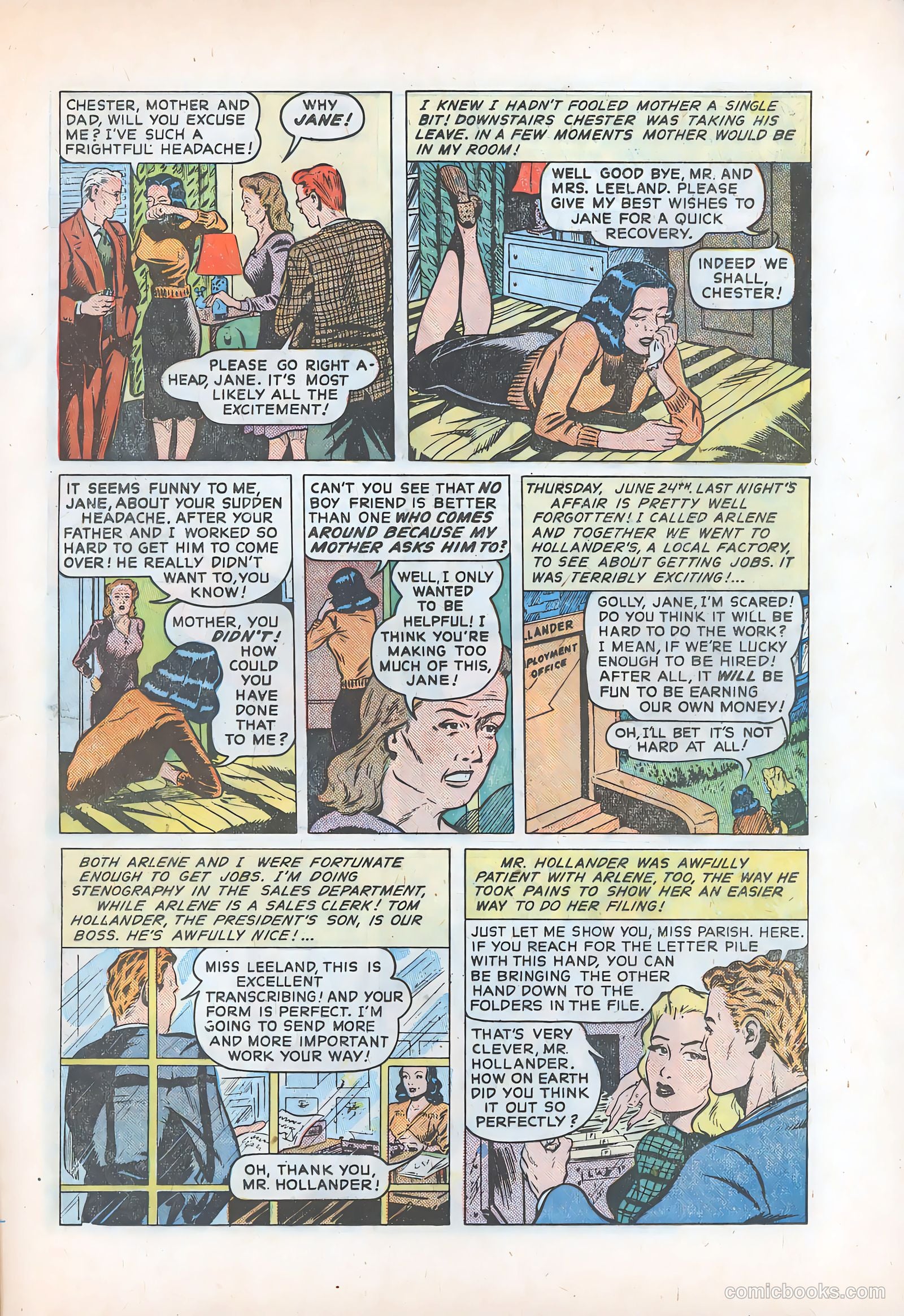 Pictorial Romances #6 (1951) — page 25 of 36