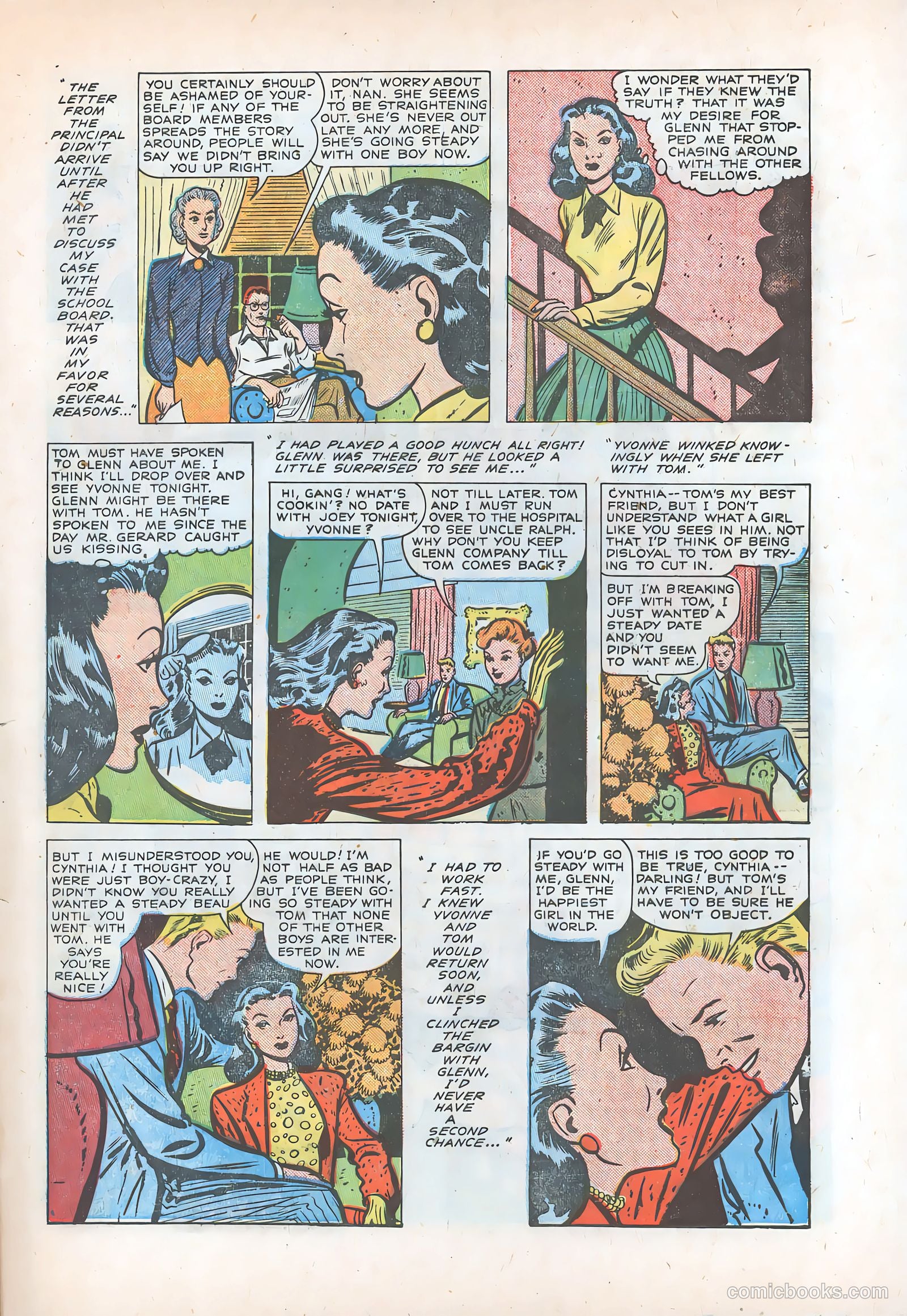 Pictorial Romances #6 (1951) — page 33 of 36