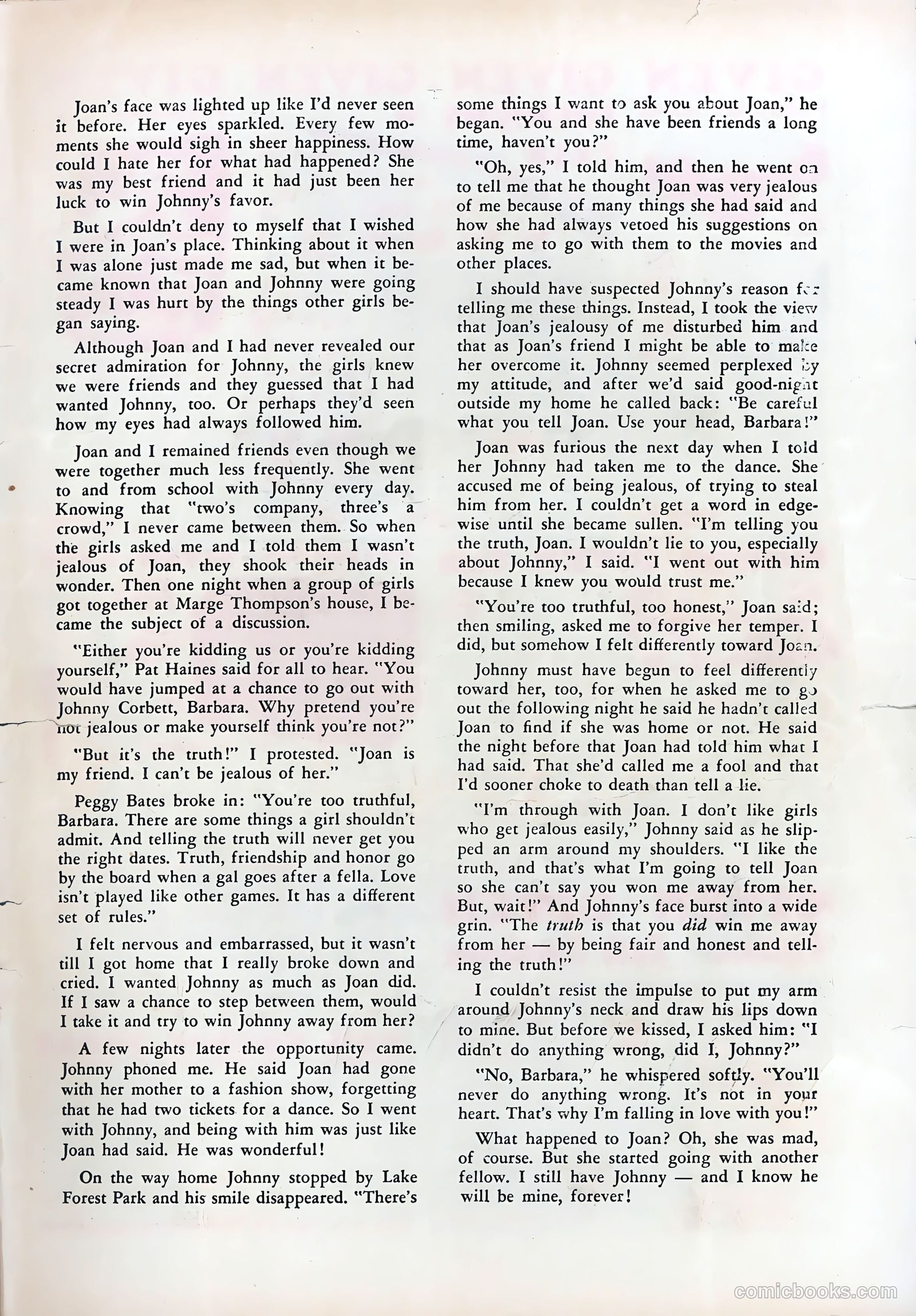 Pictorial Romances #6 (1951) — page 35 of 36