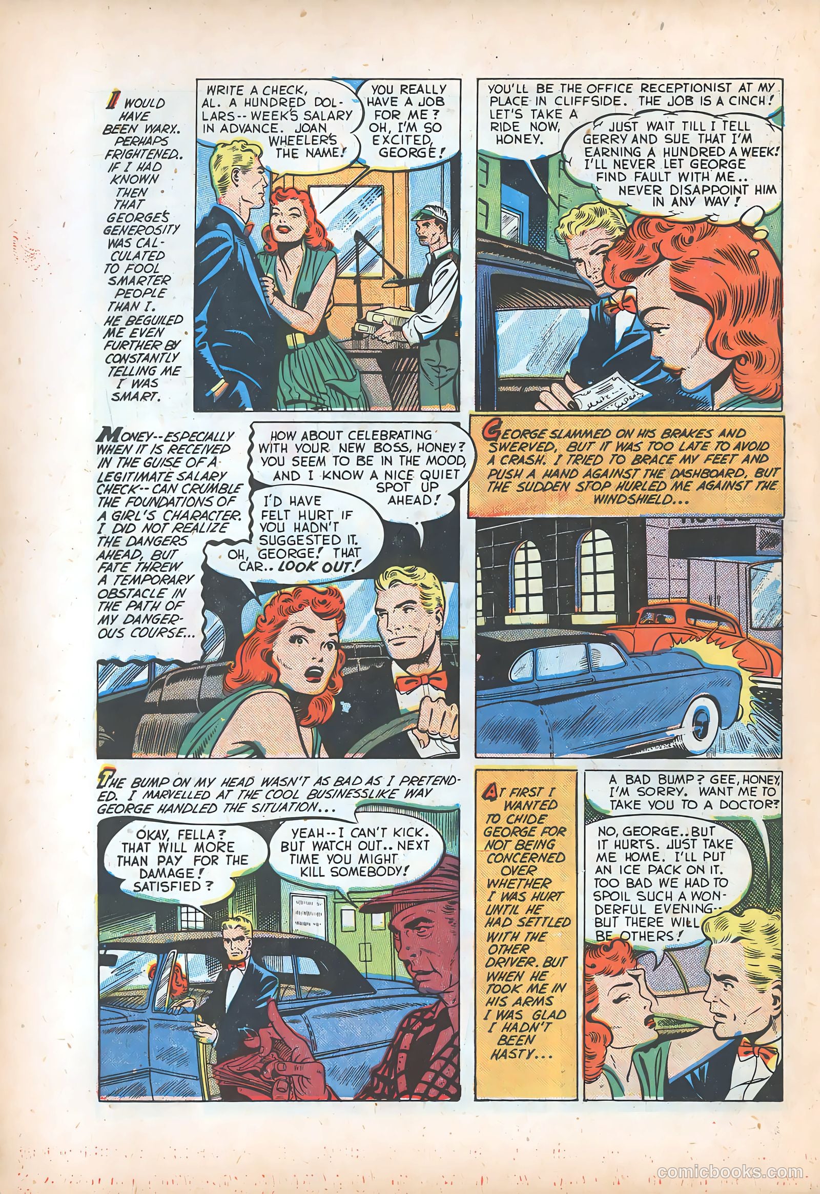 Pictorial Romances #7 (1951) — page 7 of 37