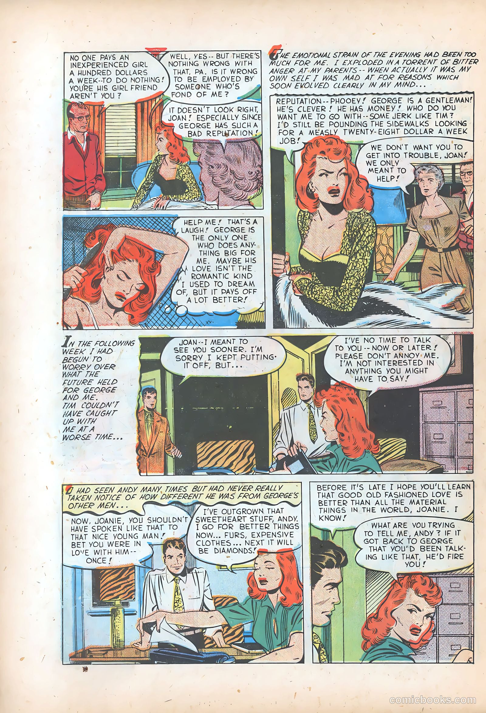 Pictorial Romances #7 (1951) — page 9 of 37