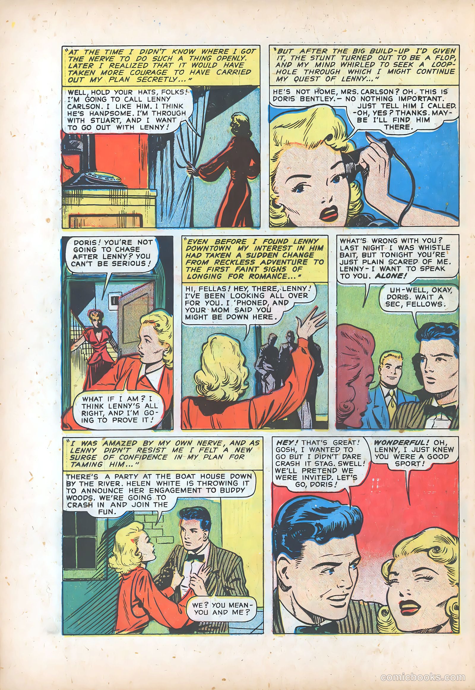 Pictorial Romances #7 (1951) — page 15 of 37