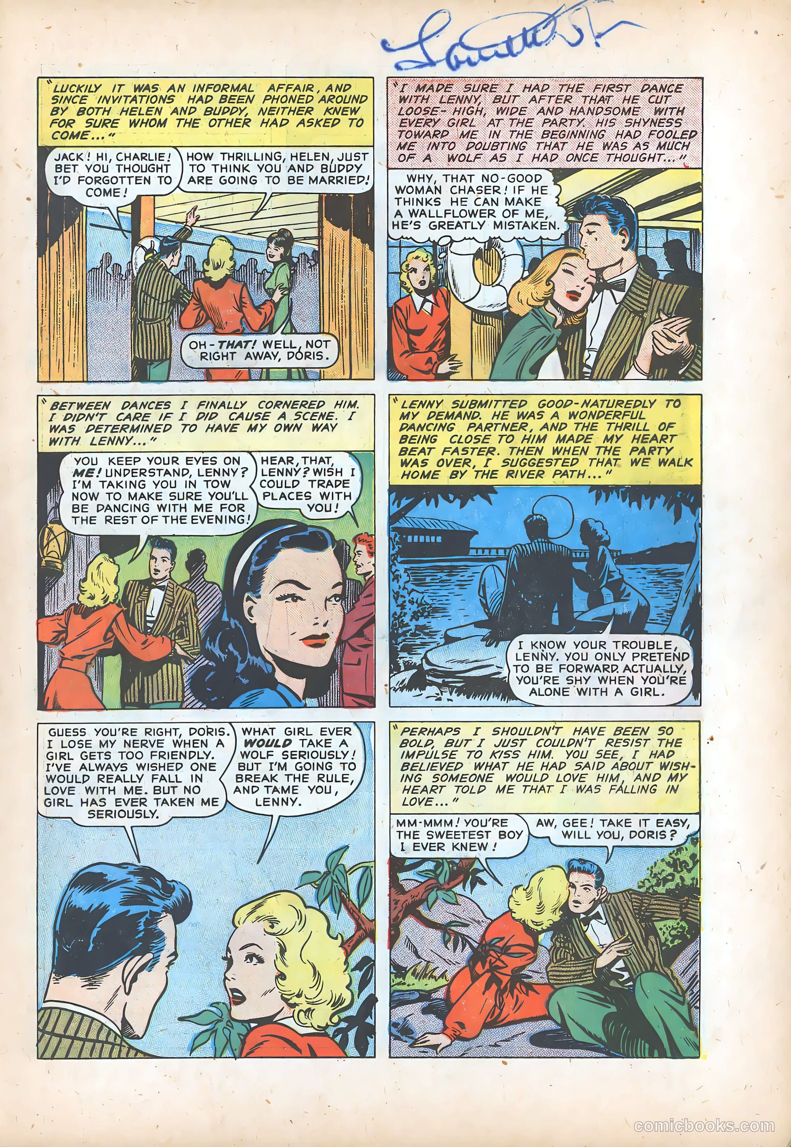 Pictorial Romances #7 (1951) — page 16 of 37