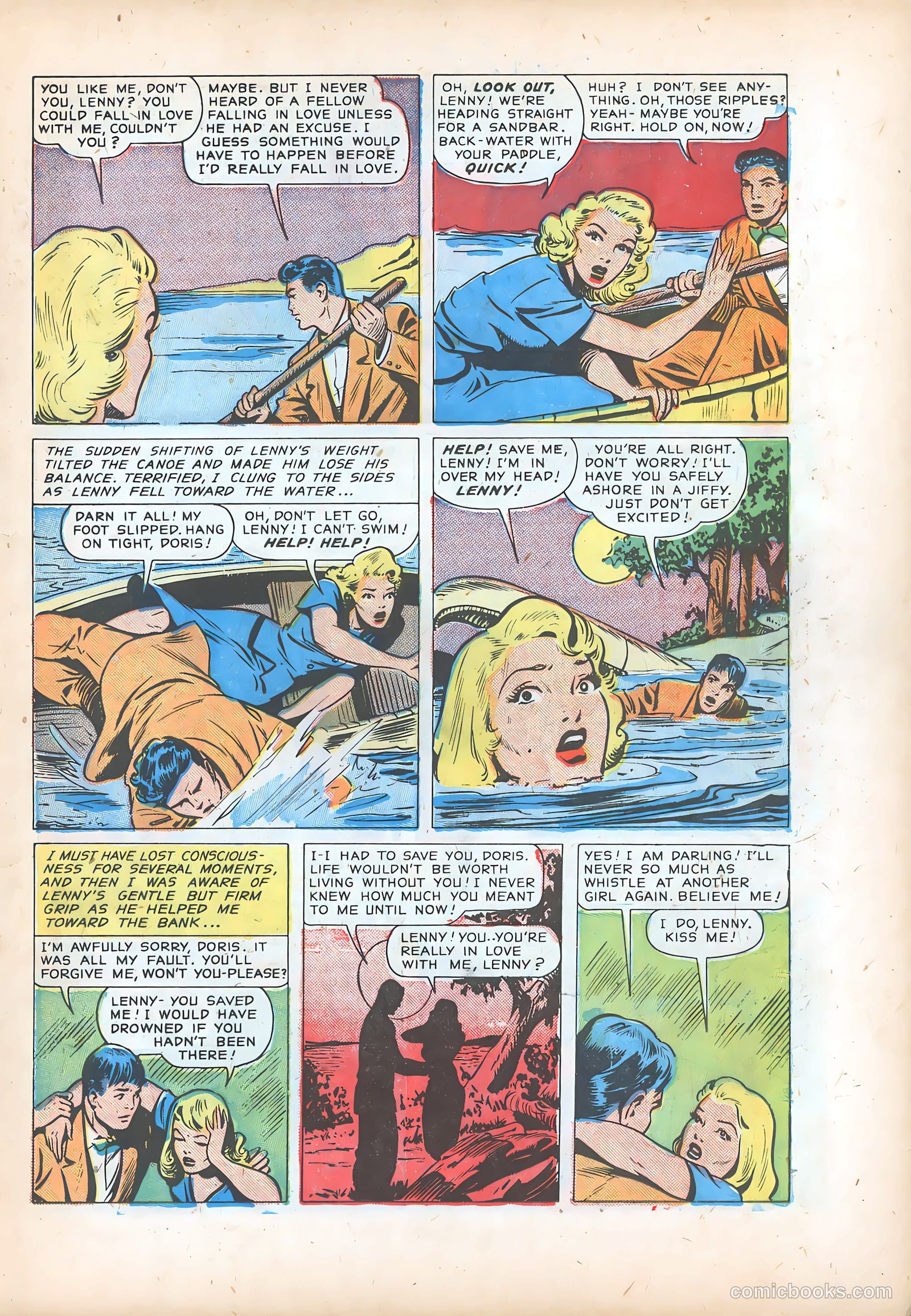 Pictorial Romances #7 (1951) — page 18 of 37