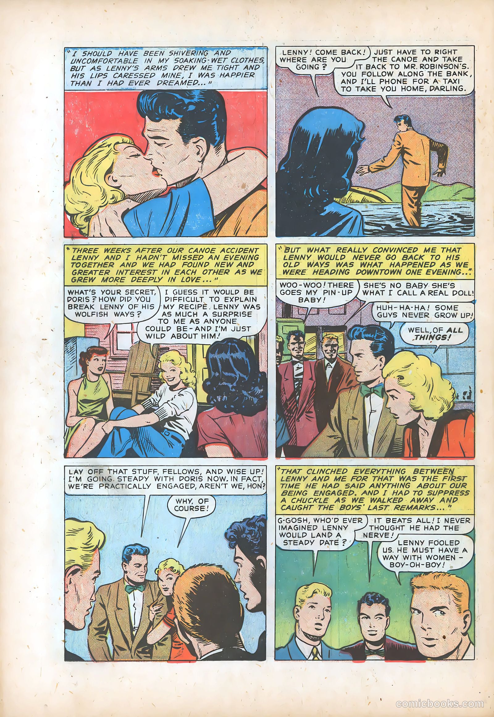 Pictorial Romances #7 (1951) — page 19 of 37