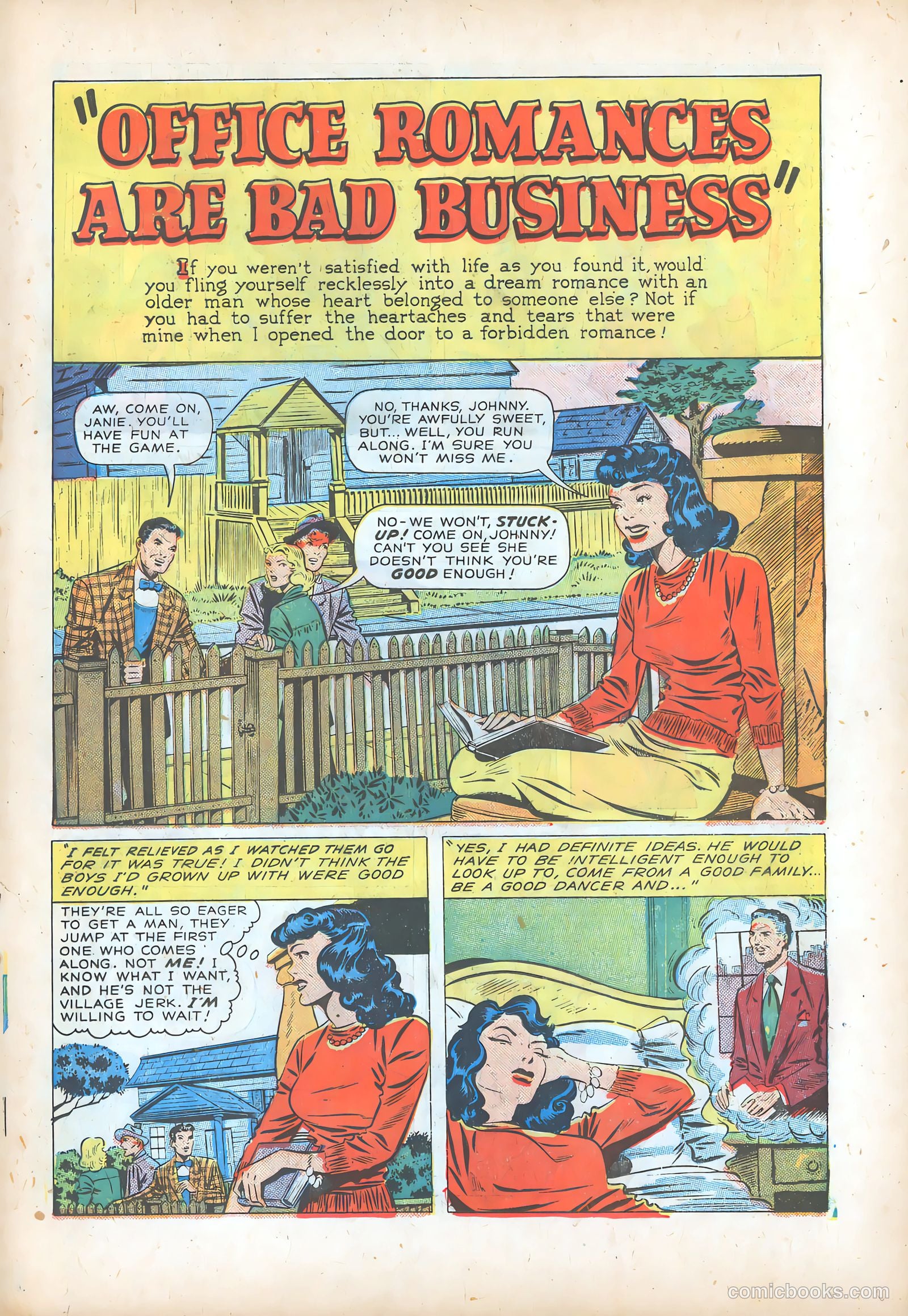 Pictorial Romances #7 (1951) — page 20 of 37
