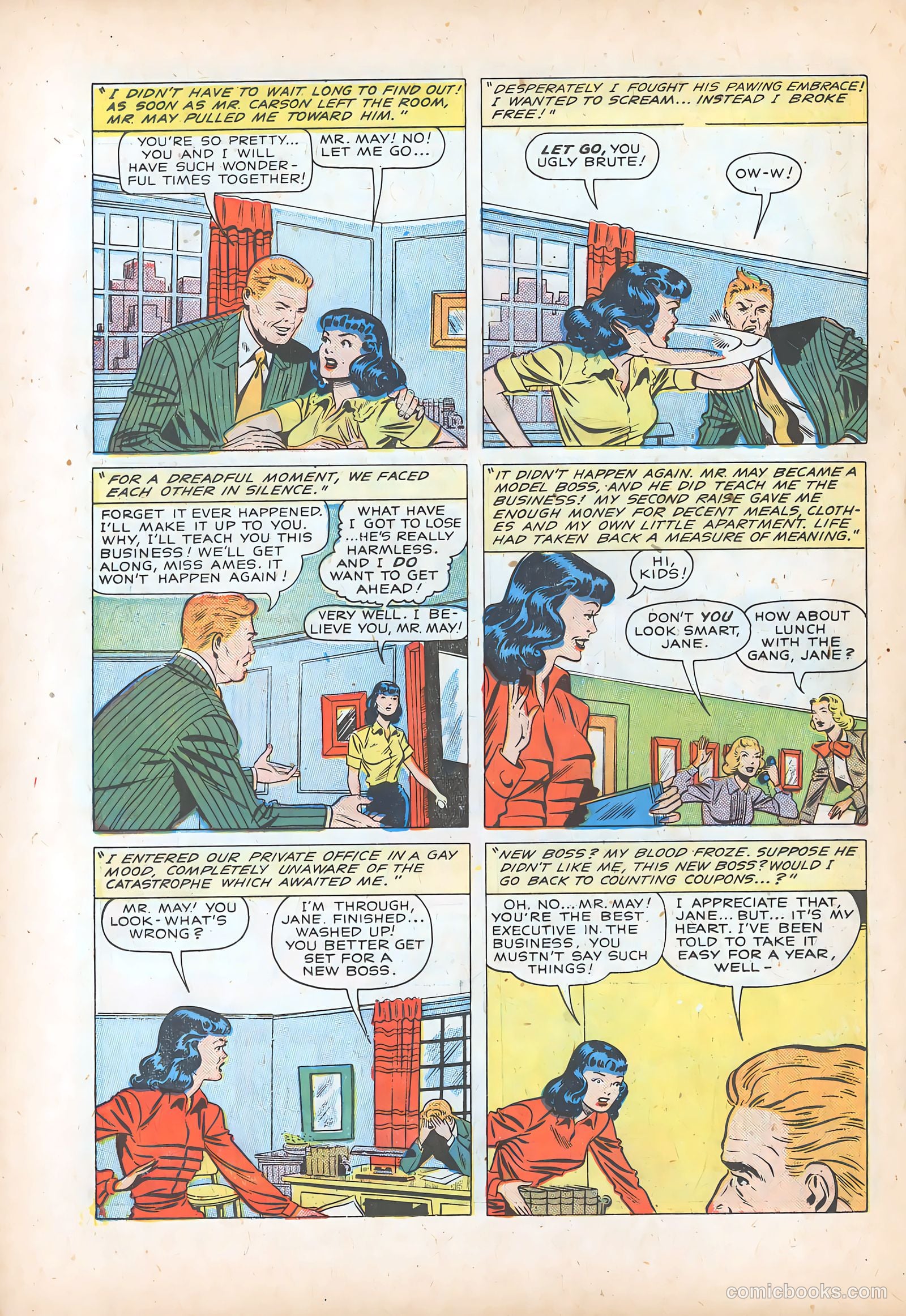 Pictorial Romances #7 (1951) — page 23 of 37