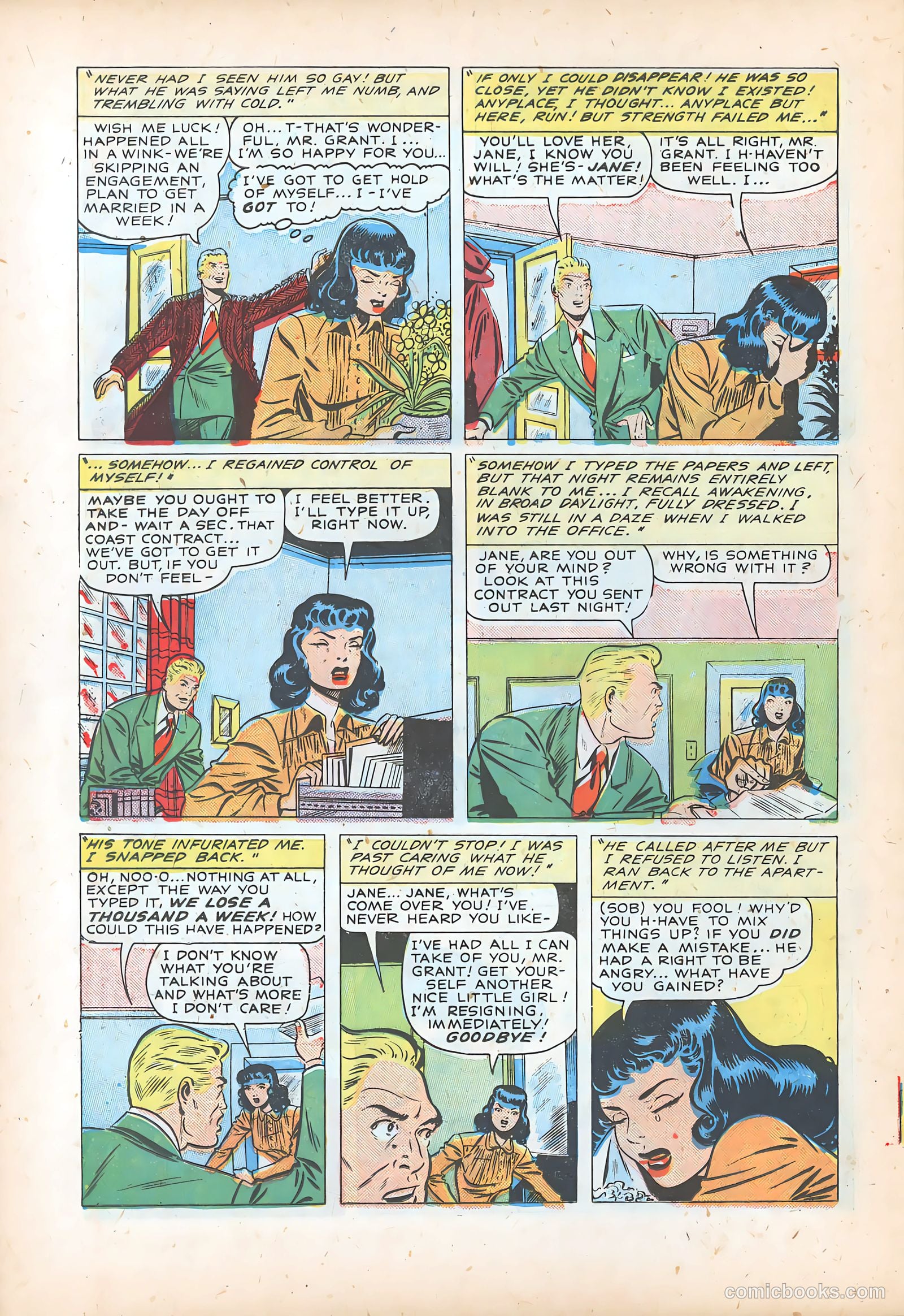 Pictorial Romances #7 (1951) — page 25 of 37