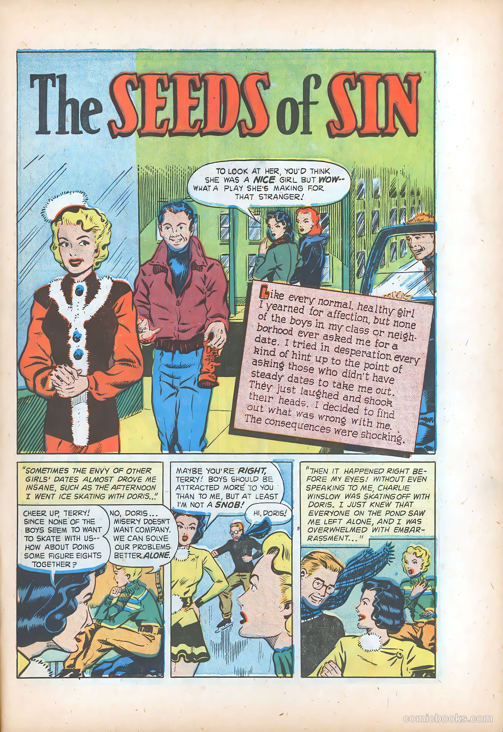 Pictorial Romances #7 (1951) — page 28 of 37