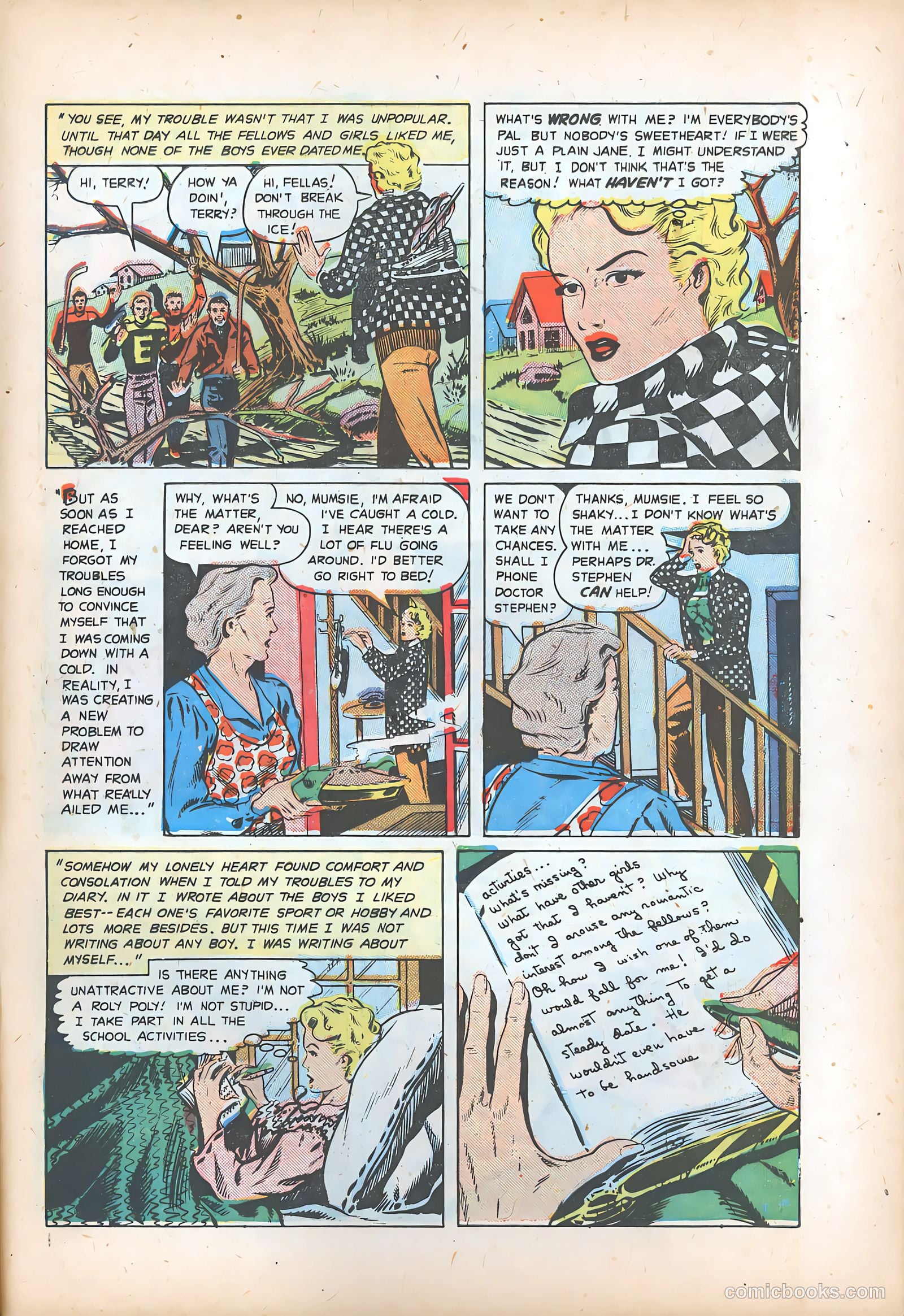 Pictorial Romances #7 (1951) — page 30 of 37