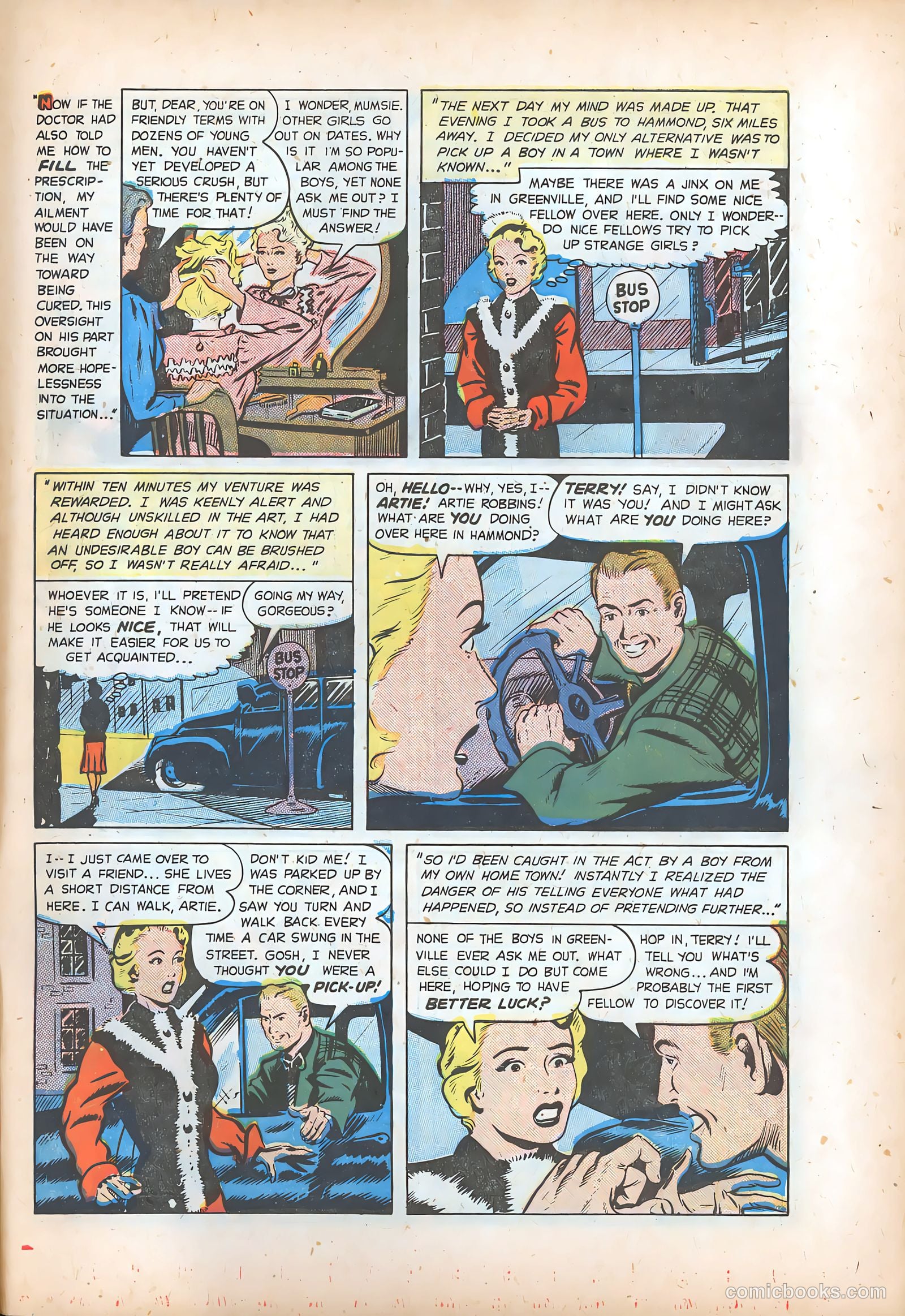 Pictorial Romances #7 (1951) — page 32 of 37